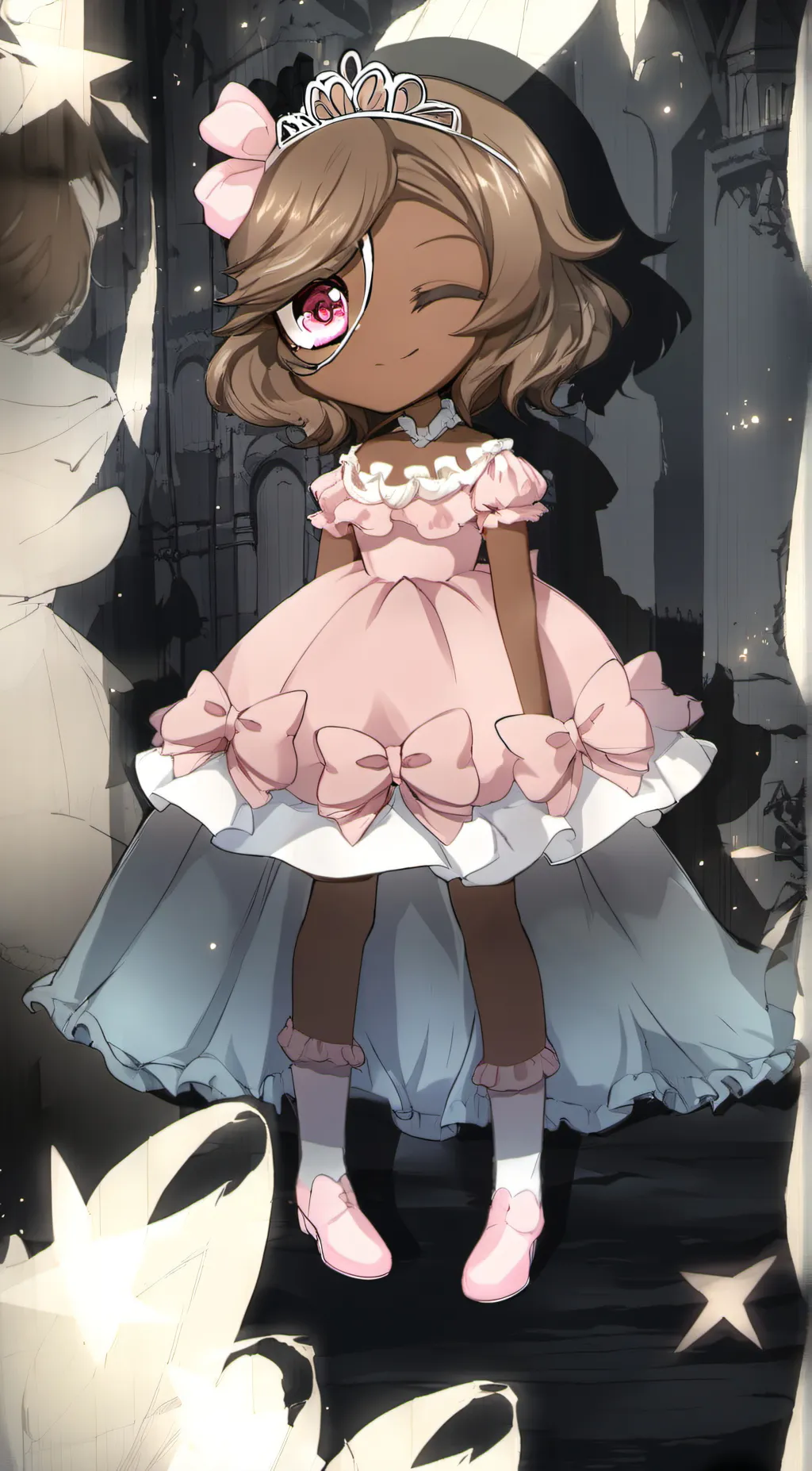 ai character: Ronica  Rose background