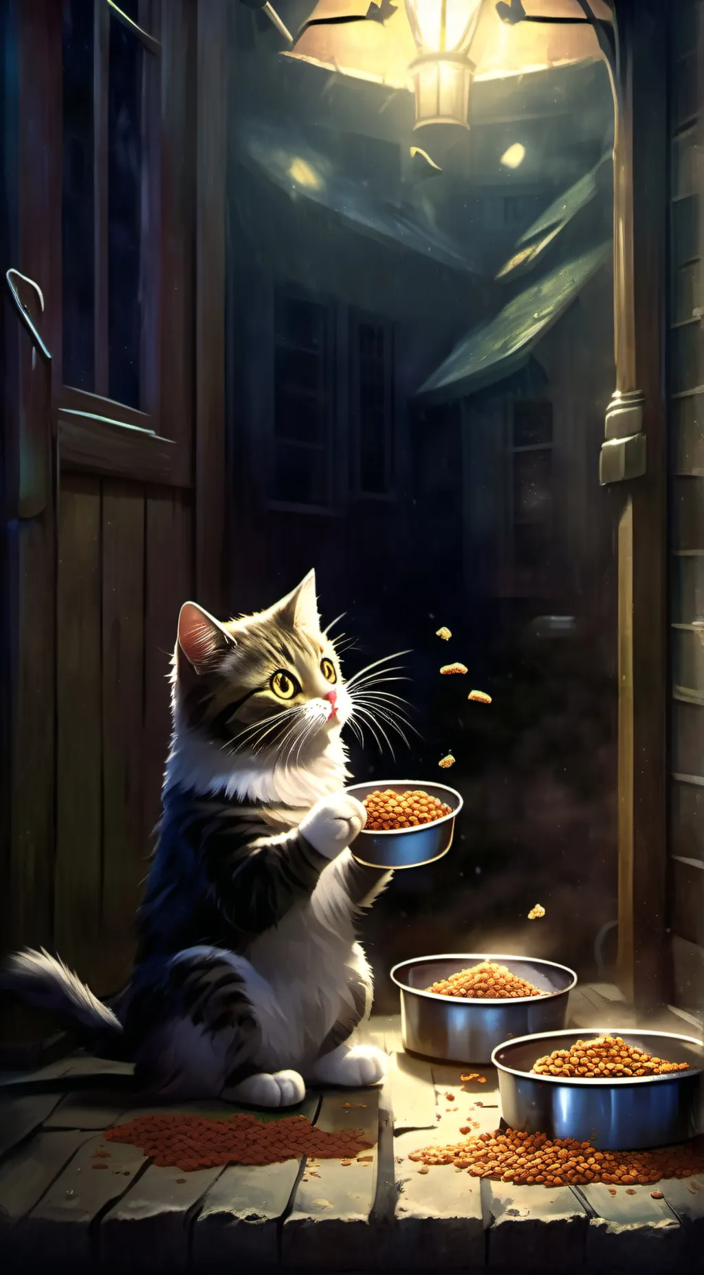 ai character: CAT background