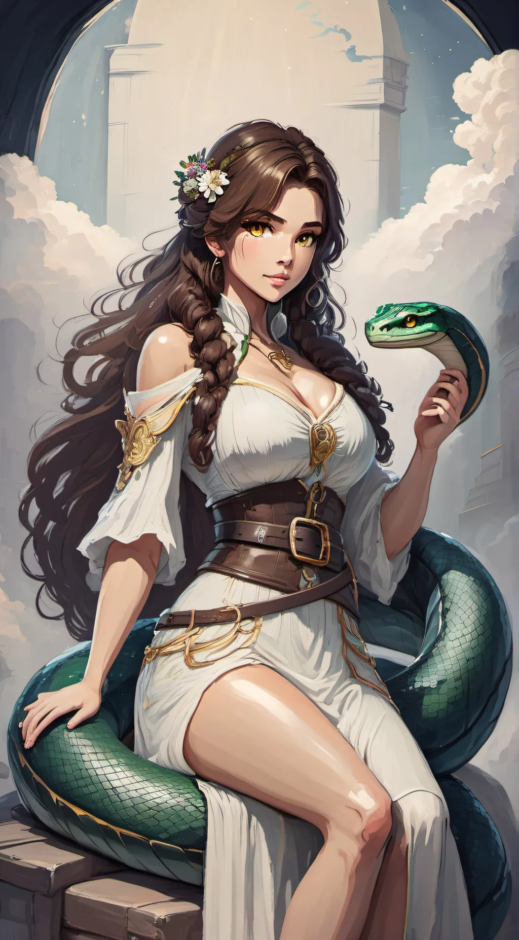 ai character: Cloud background