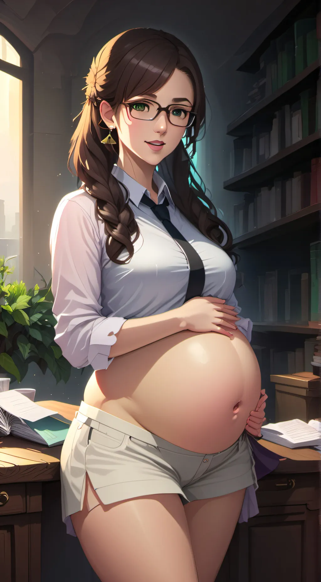 ai character: Masks background