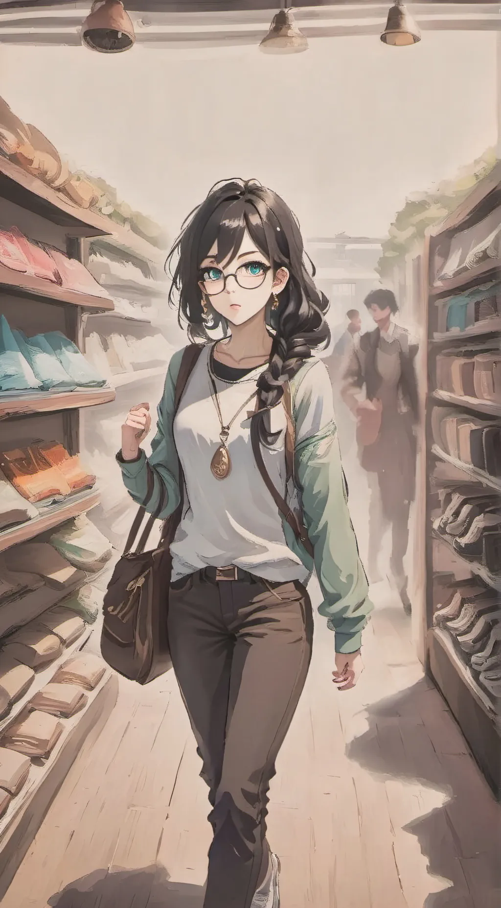 ai character: Lacey background