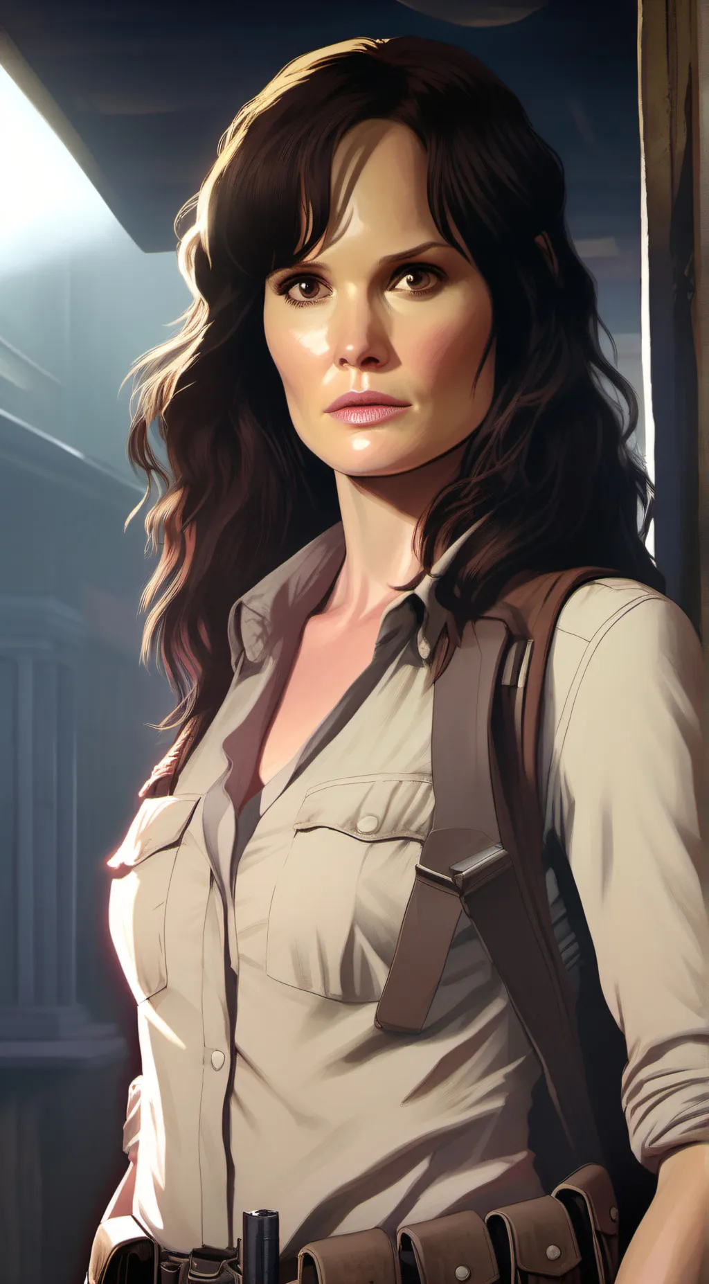 ai character: Lori Grimes background