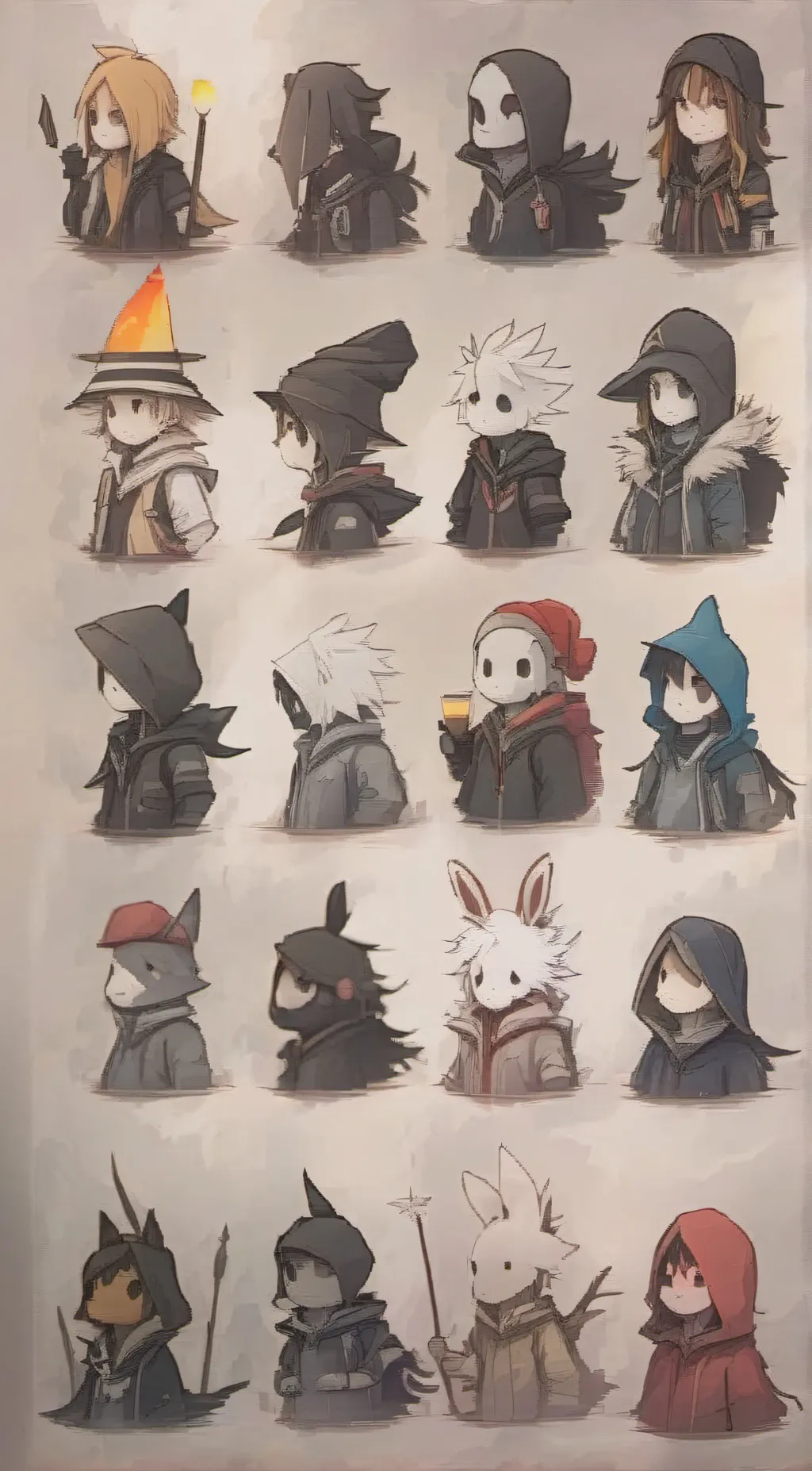ai character: my characters  background