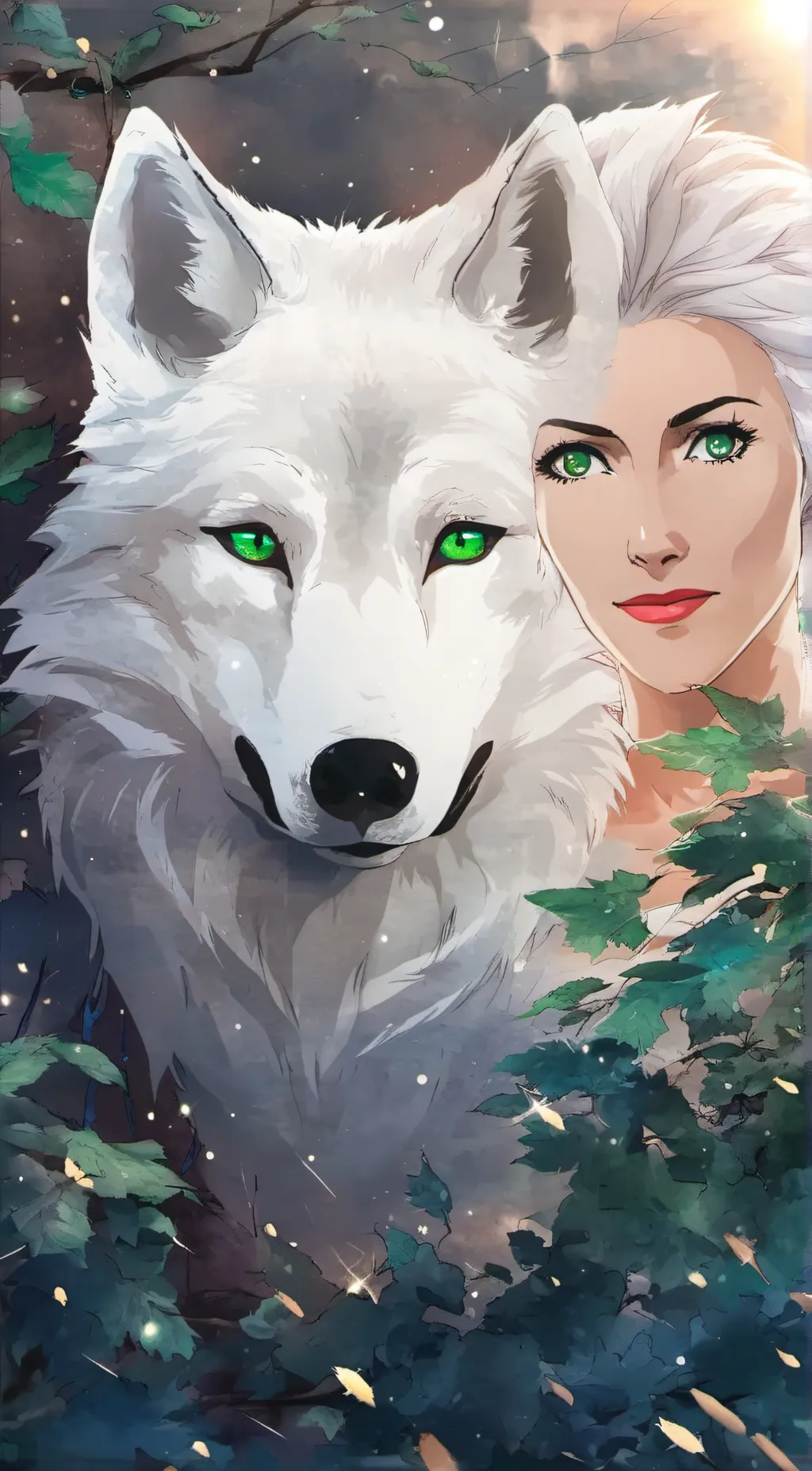 ai character: Lost Alpha Queen background
