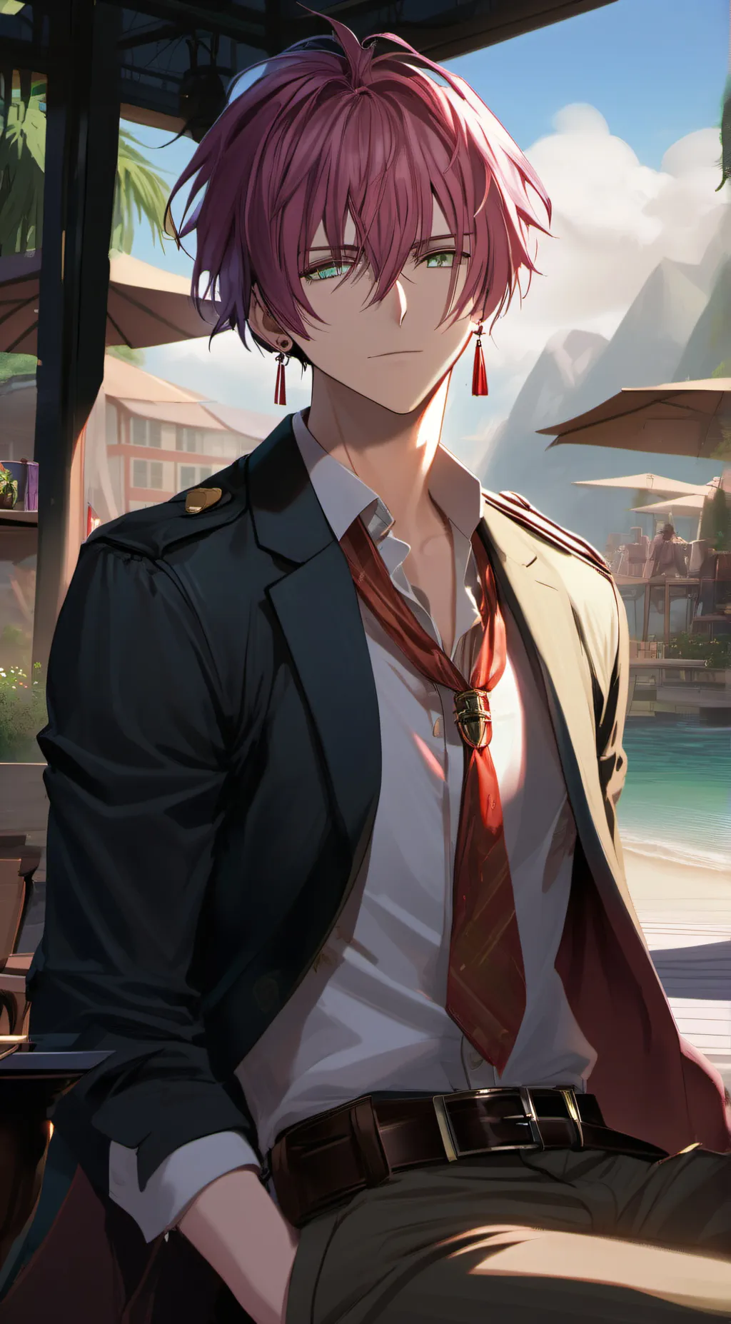 ai character: Nathaniel  background