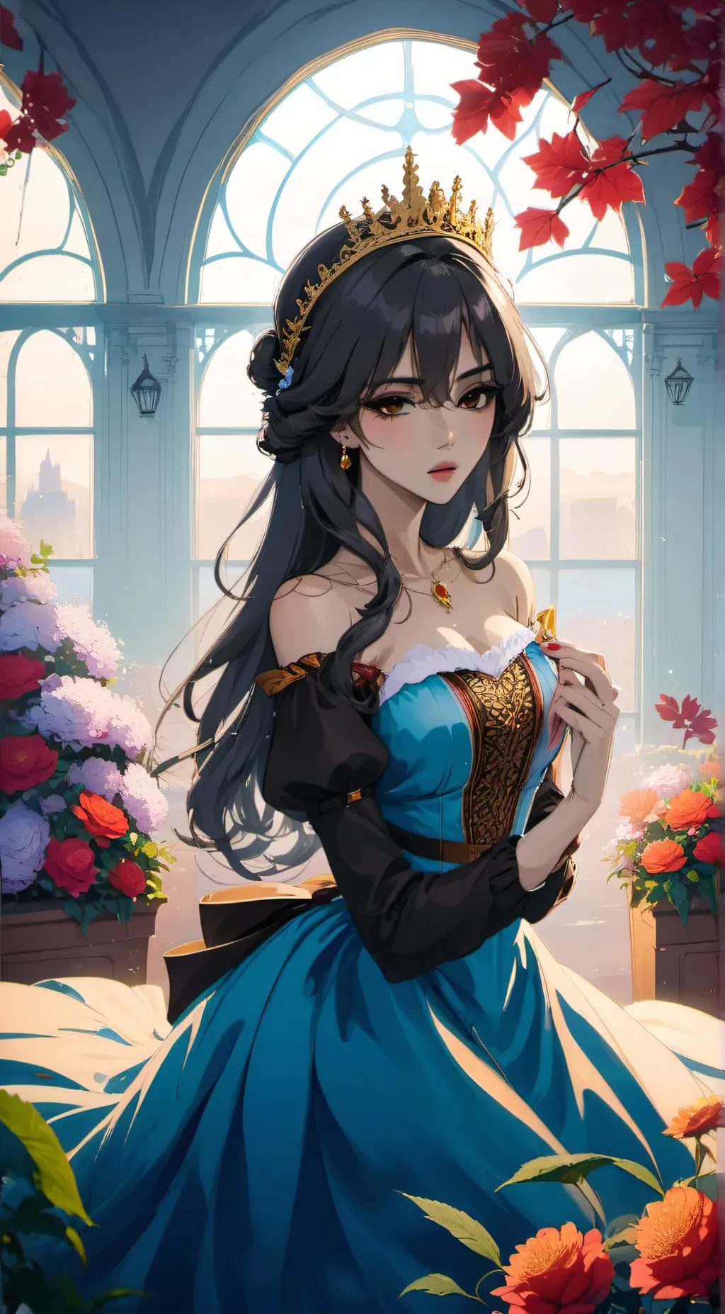 ai character: Arianna  background