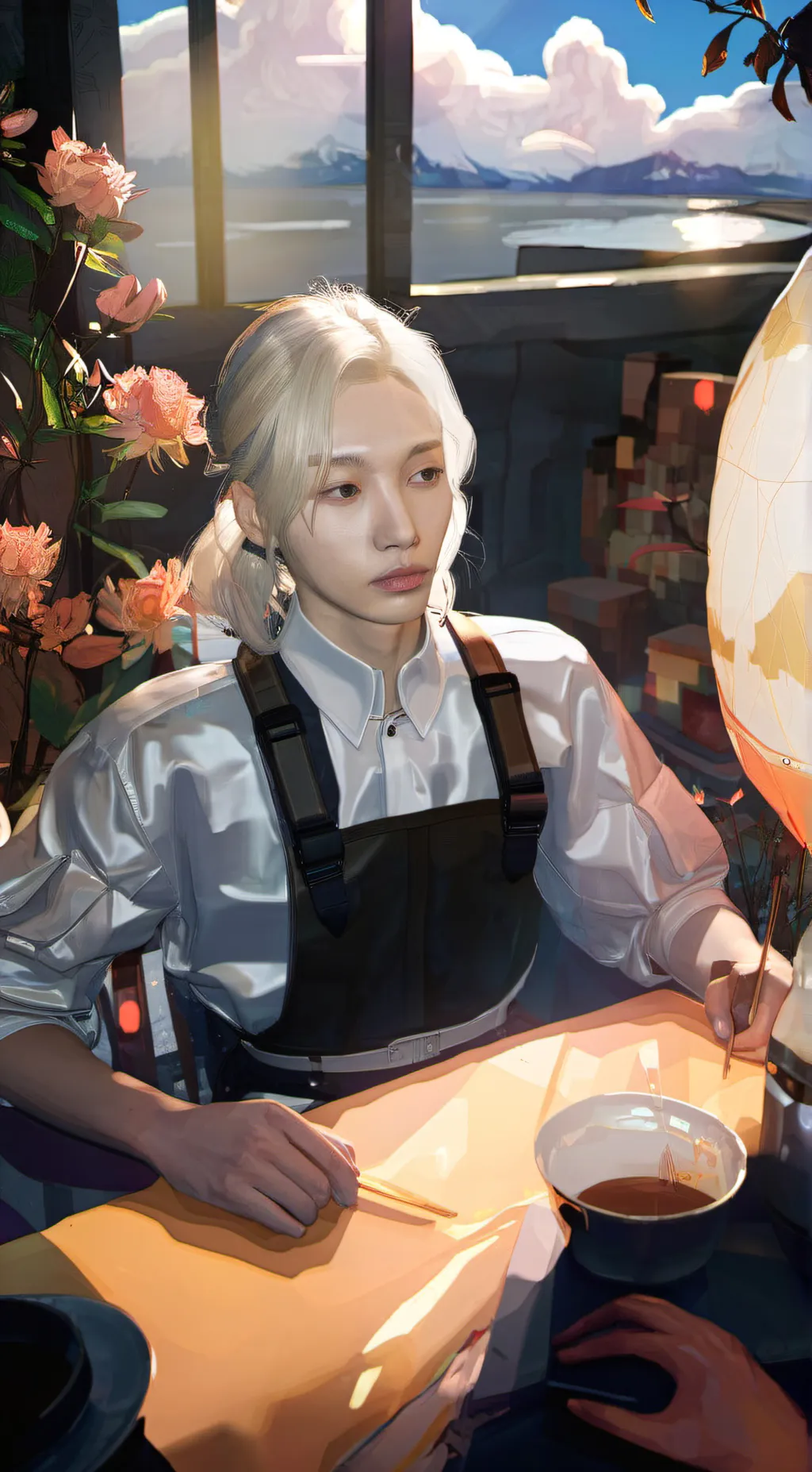 ai character: Felix  background