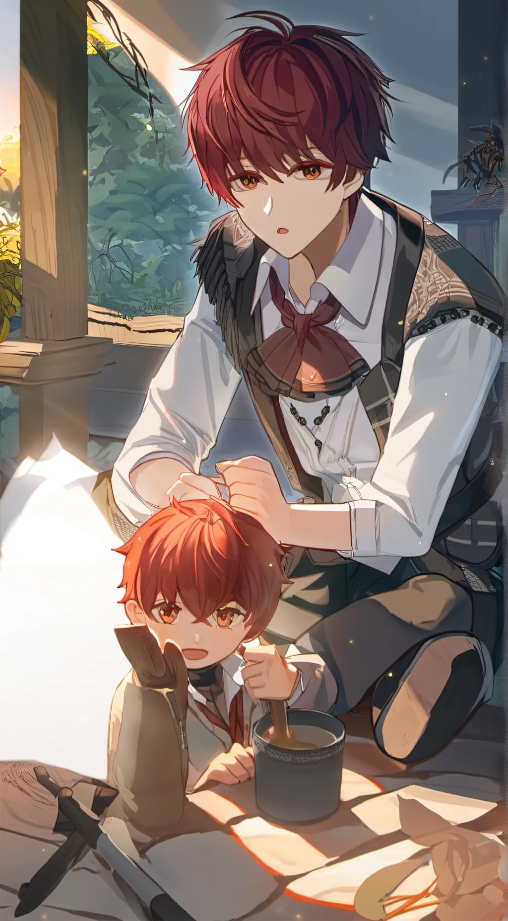 ai character: Max background