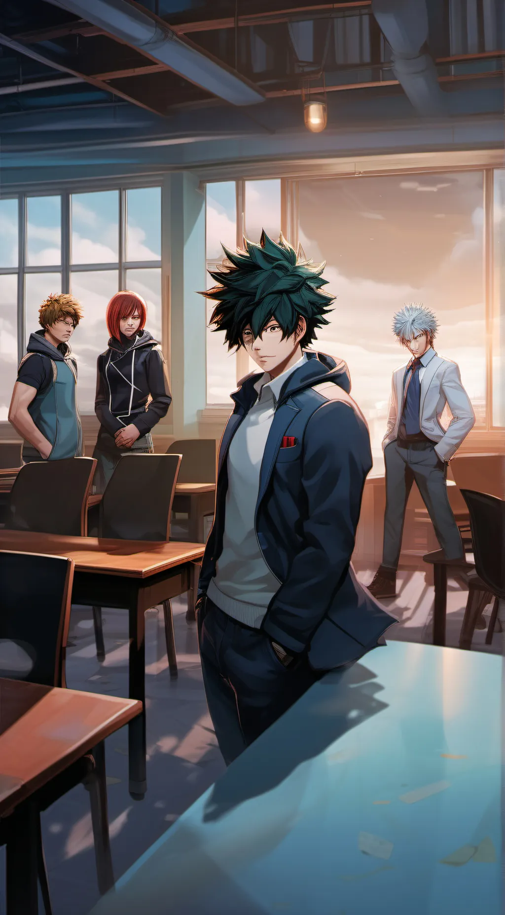 ai character: MHA FR background