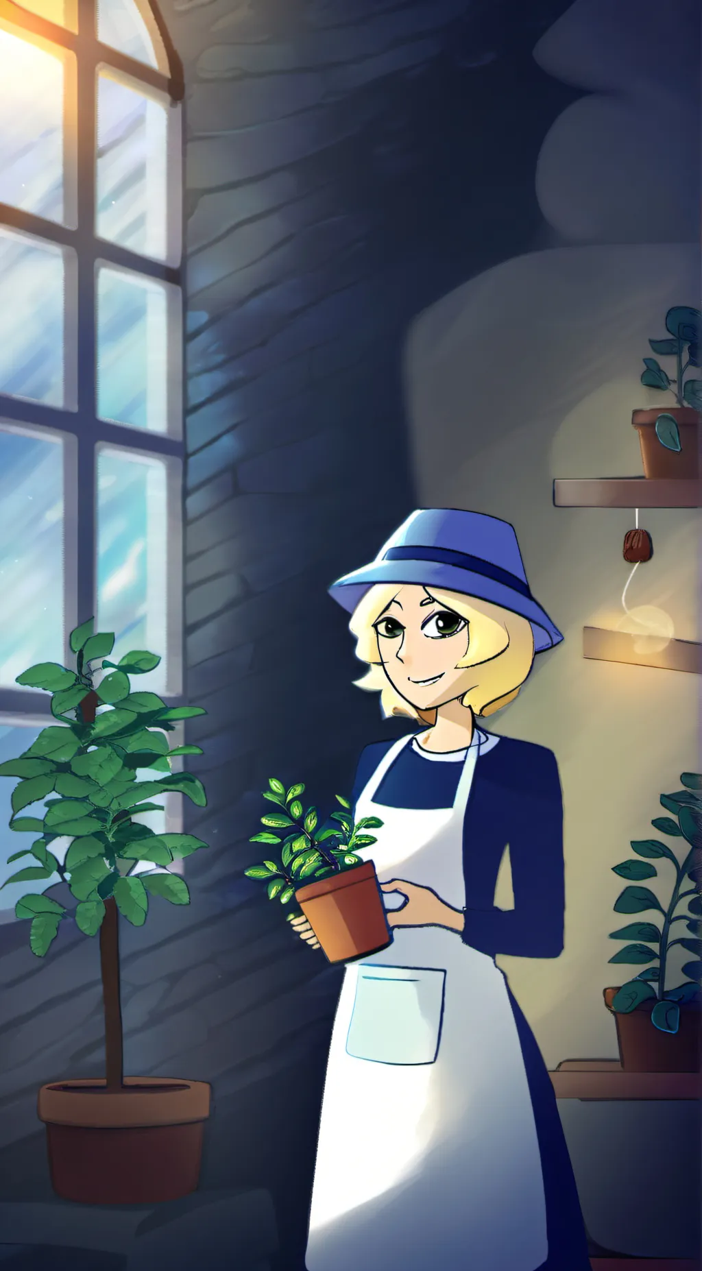 ai character: Iris background