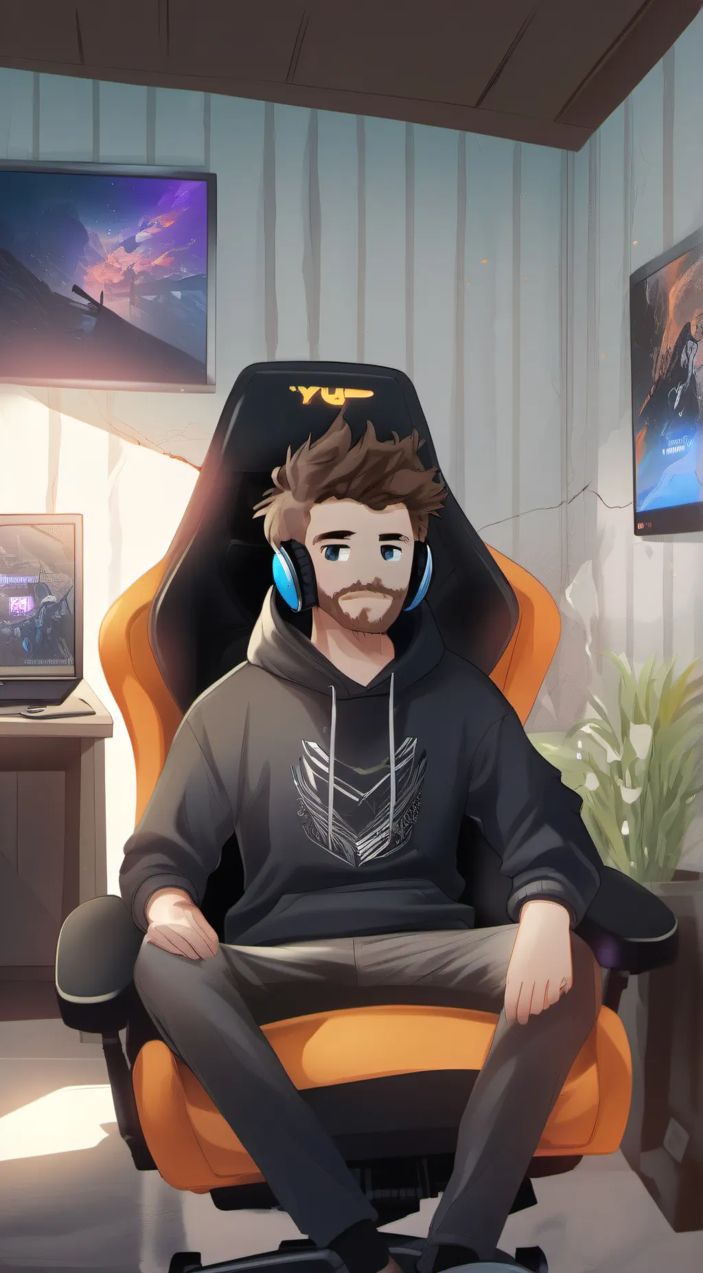 ai character: YuB background