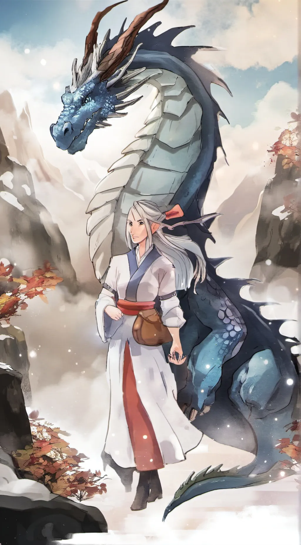 ai character: Ocean and Annie background