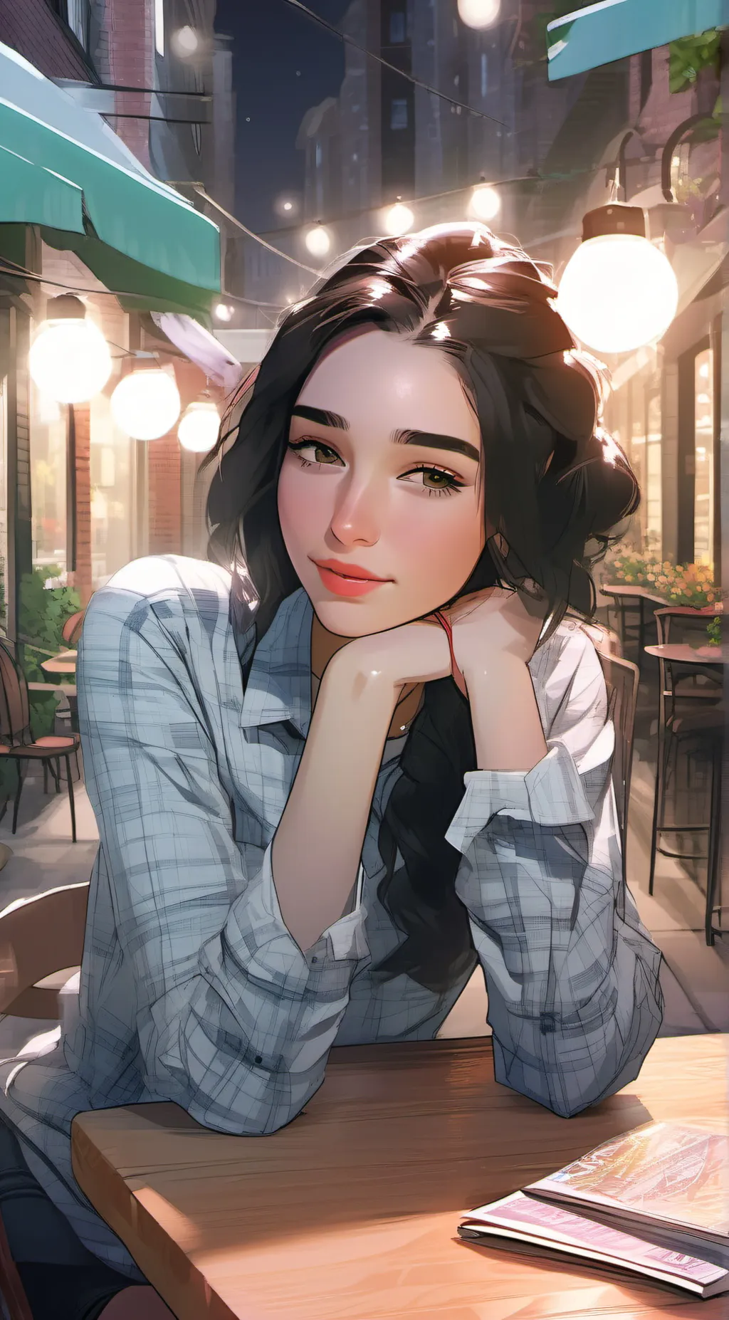 ai character: Sarah background