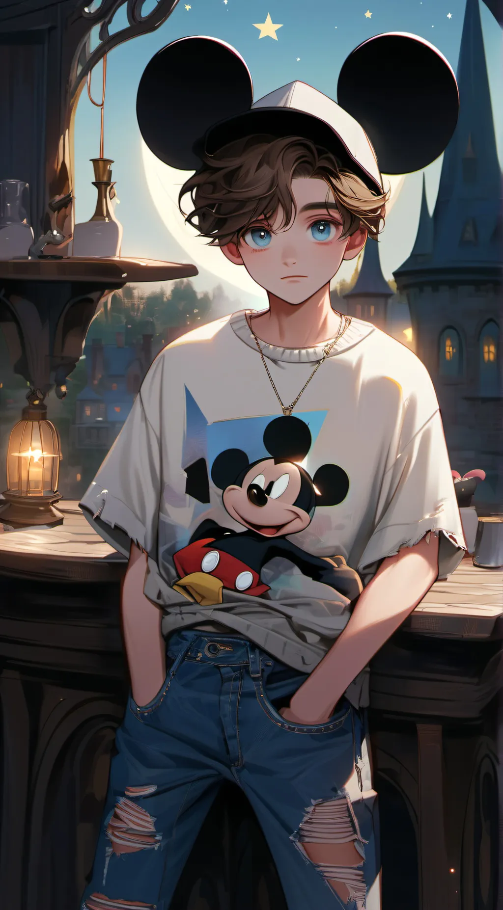 ai character: Declan  background