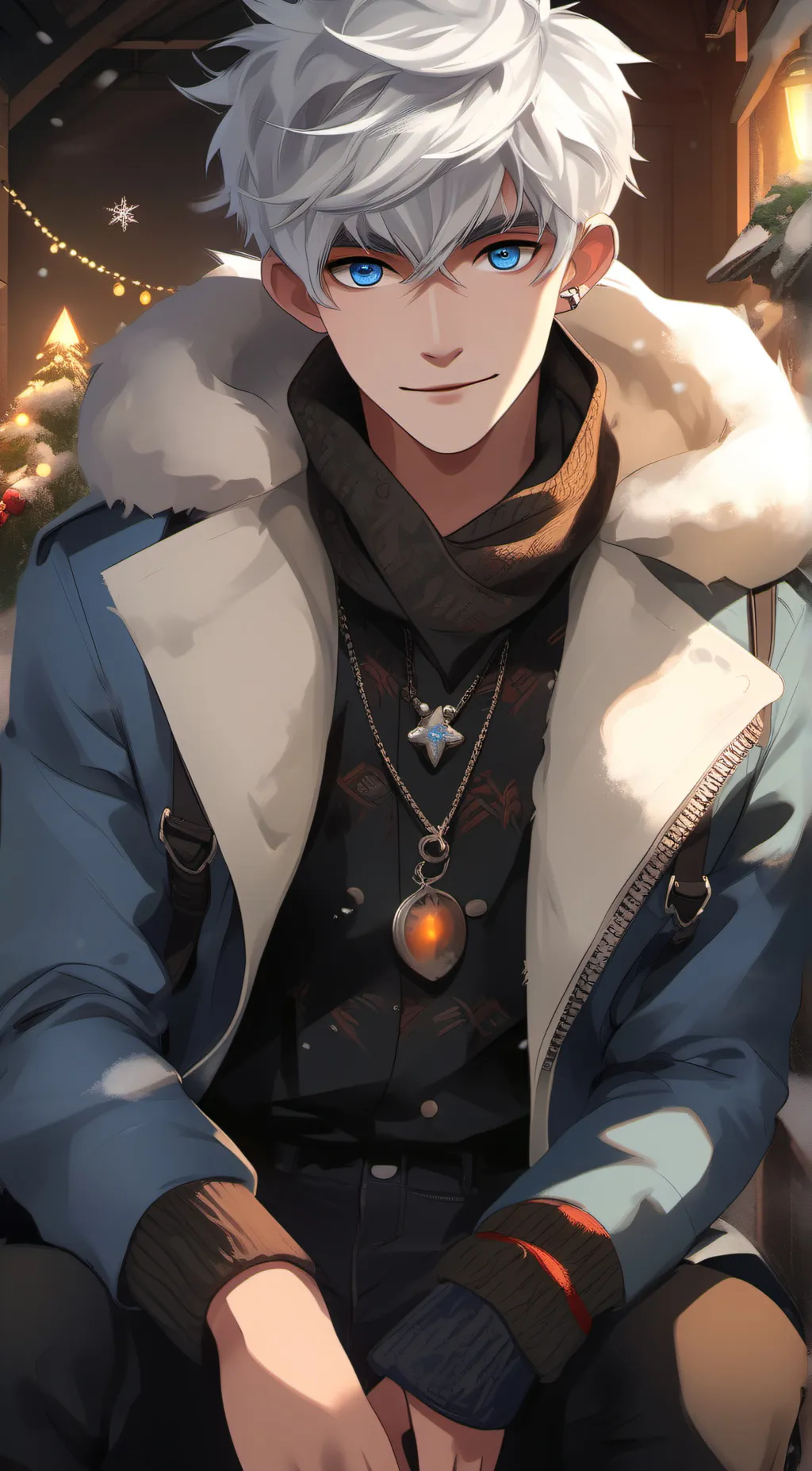 ai character: Jack frost  background