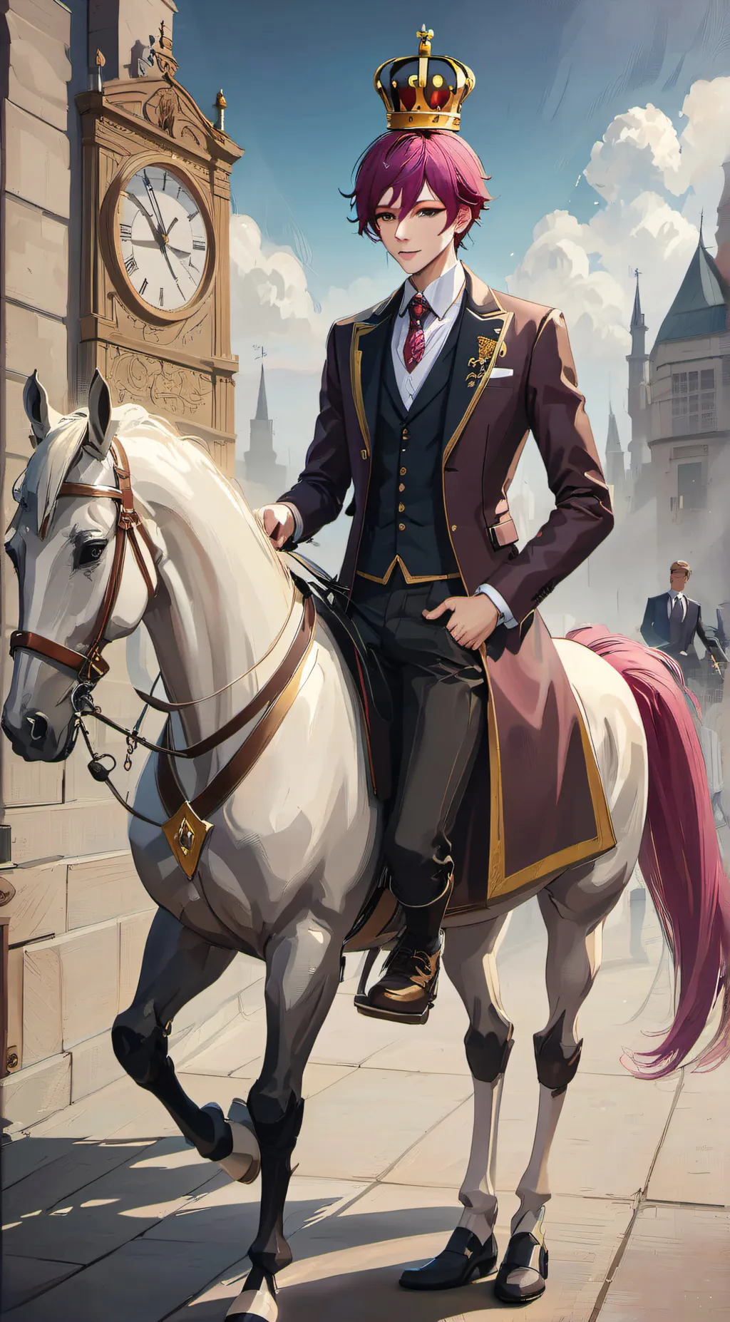 ai character: Prince Frederik  background