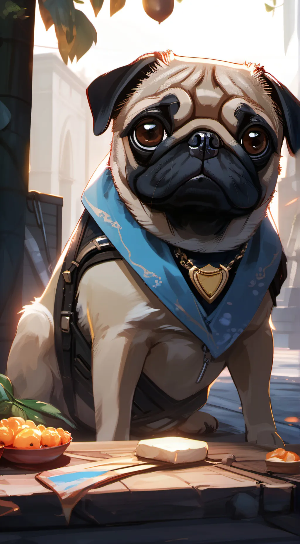 ai character: lily background