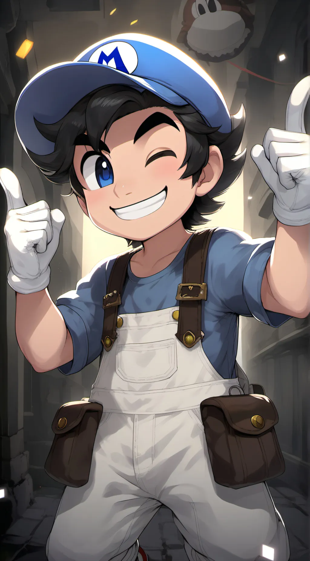 ai character: Smg4 background