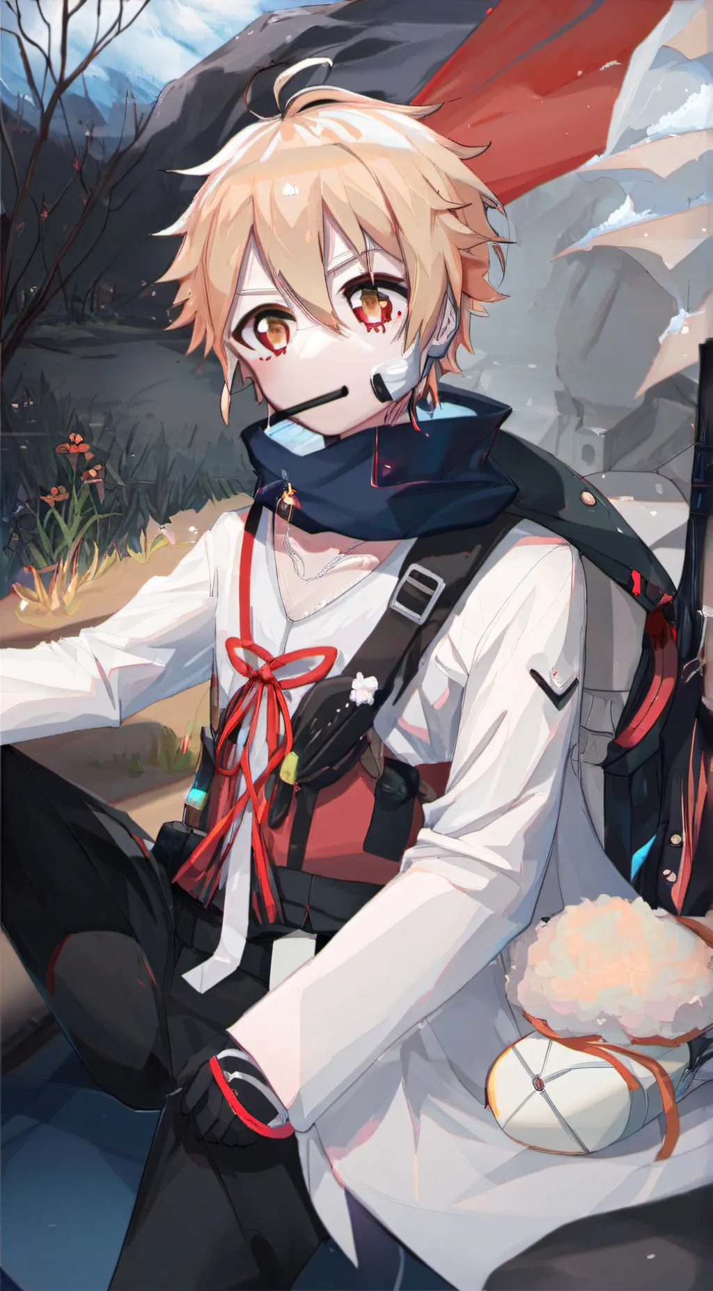ai character: Ash background