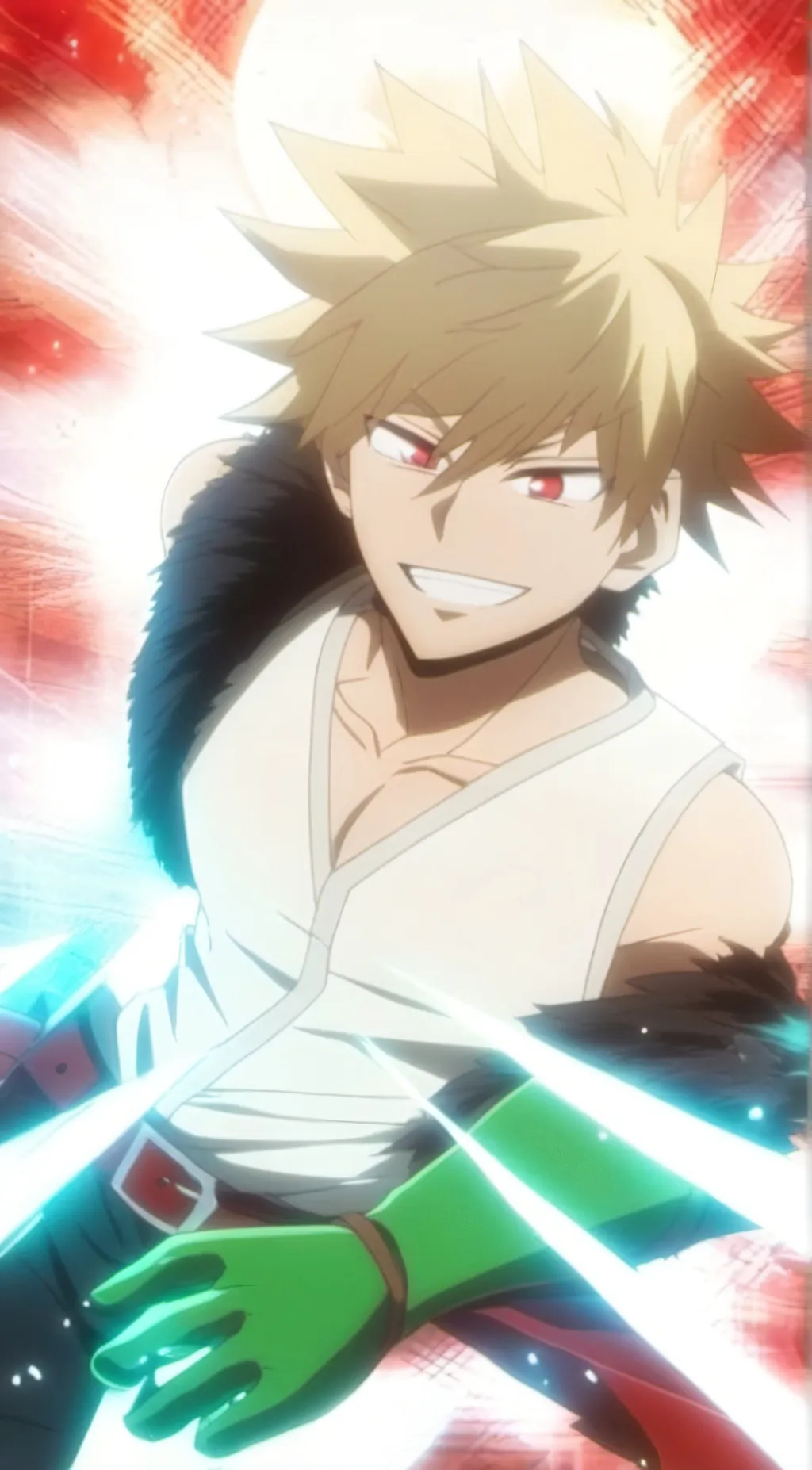 ai character: birthday Bakugou  background