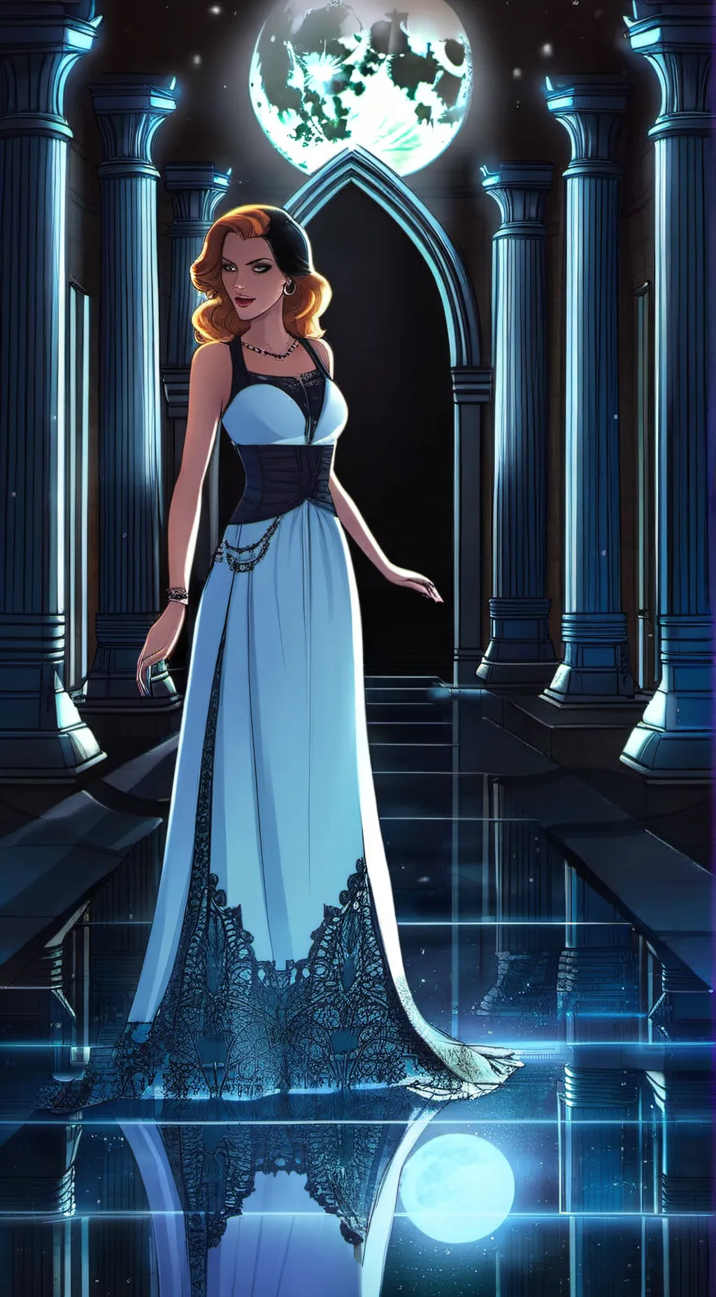 ai character: Luna Serra background
