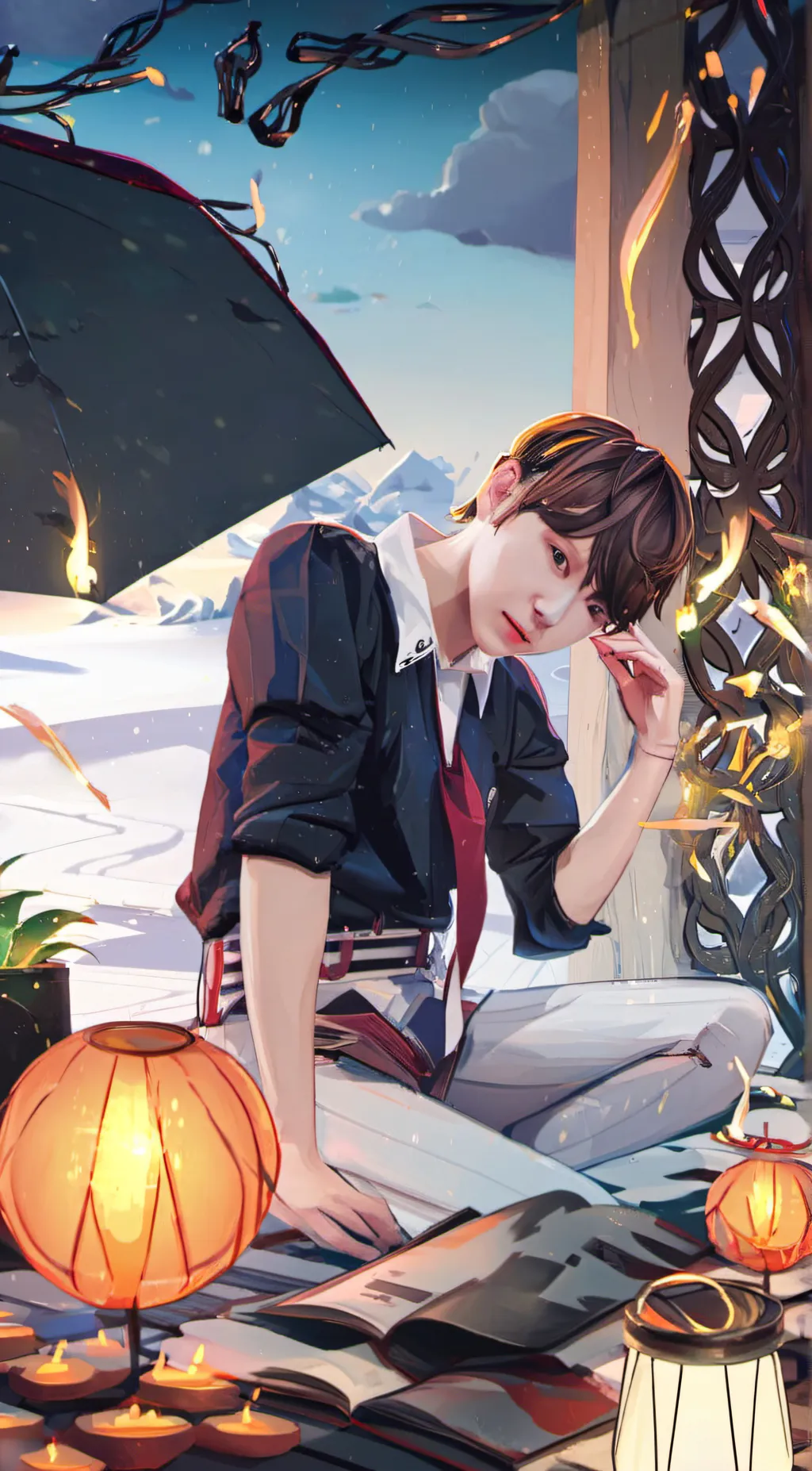 ai character: levi background
