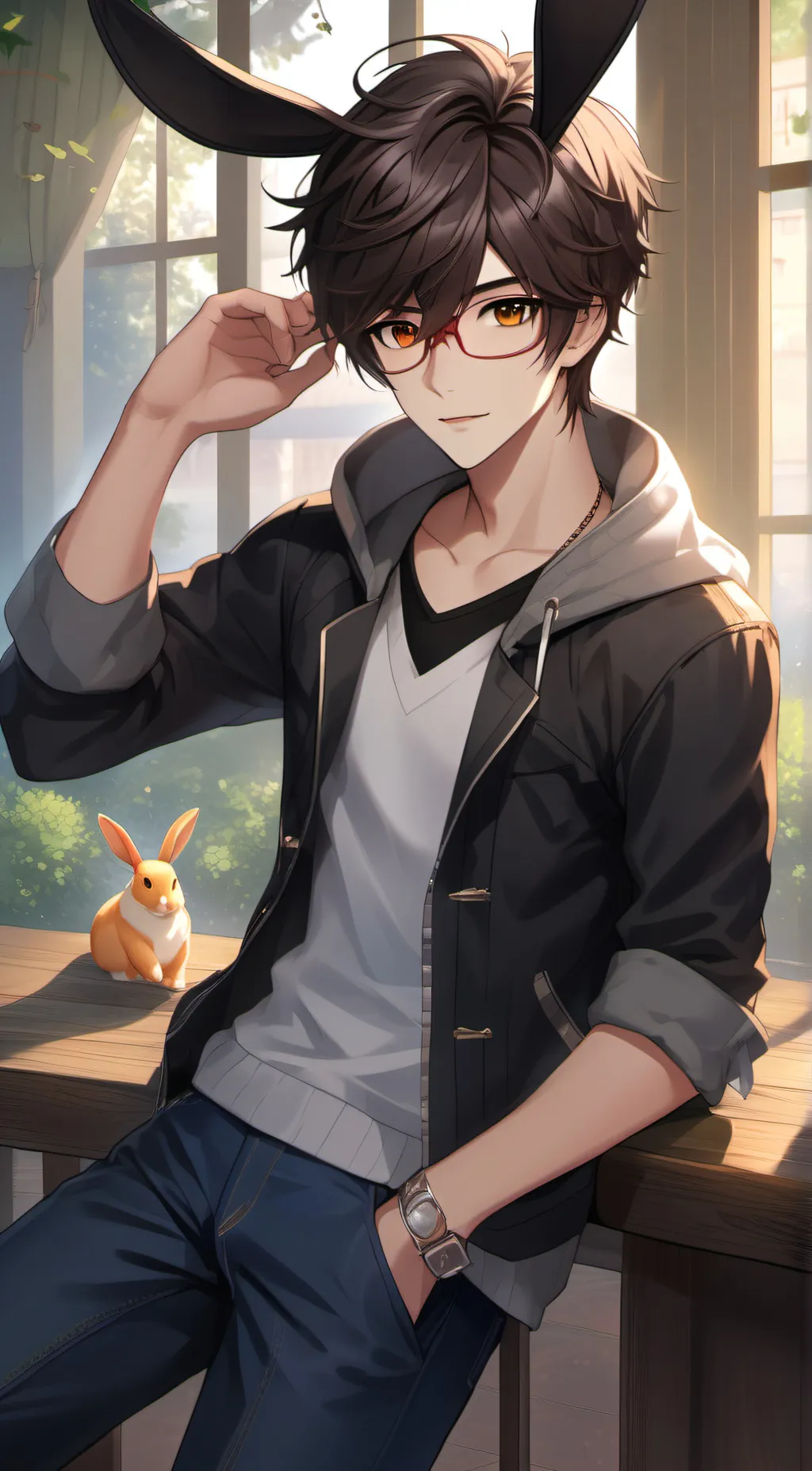 ai character: Jax  background