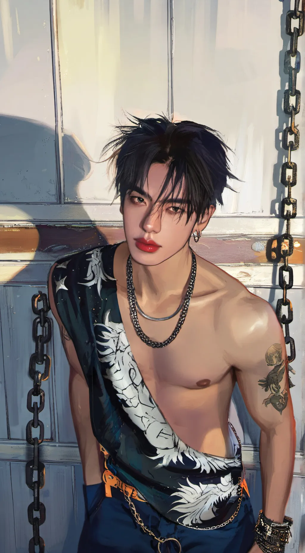 ai character: Minwoo background