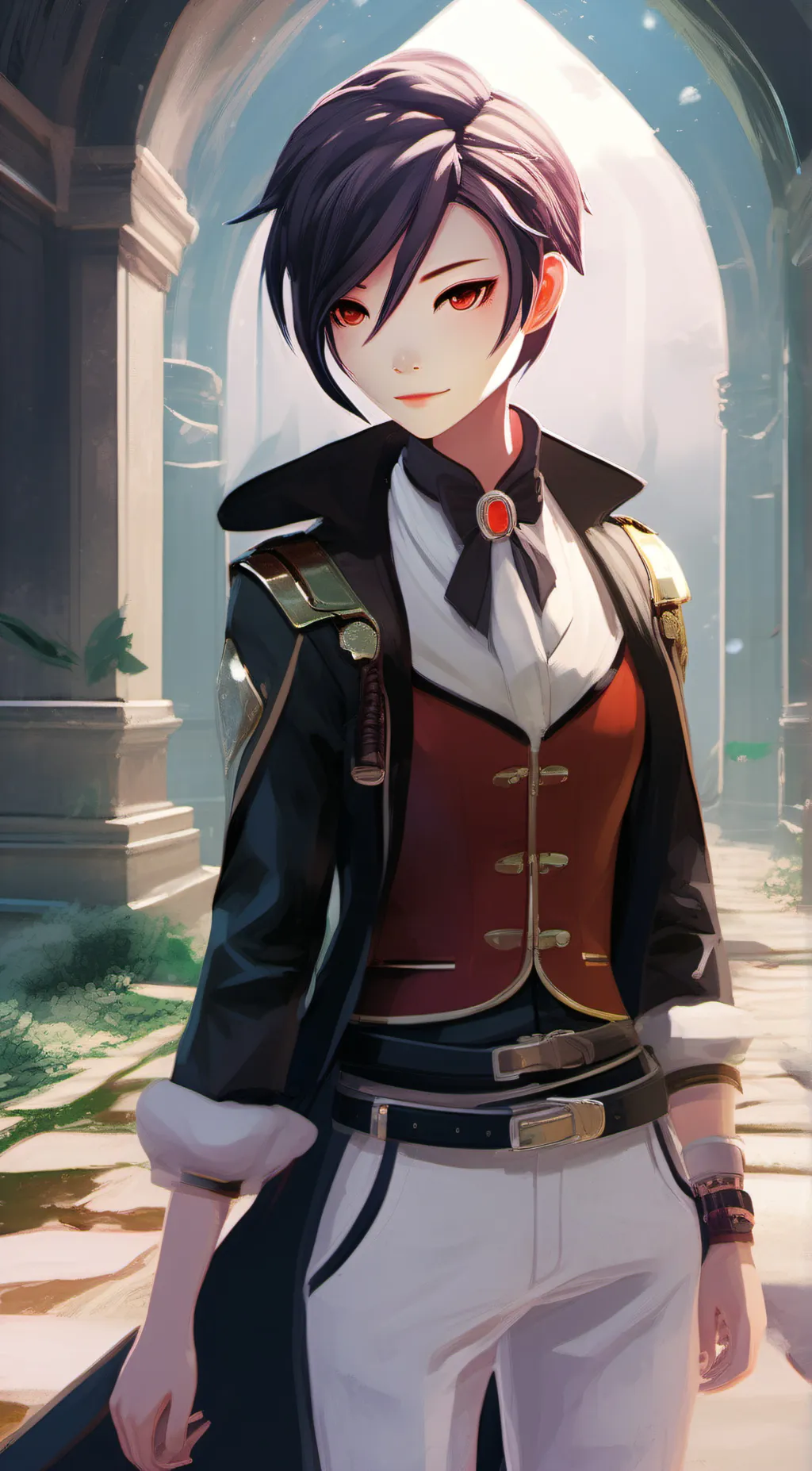 ai character: stoles  background