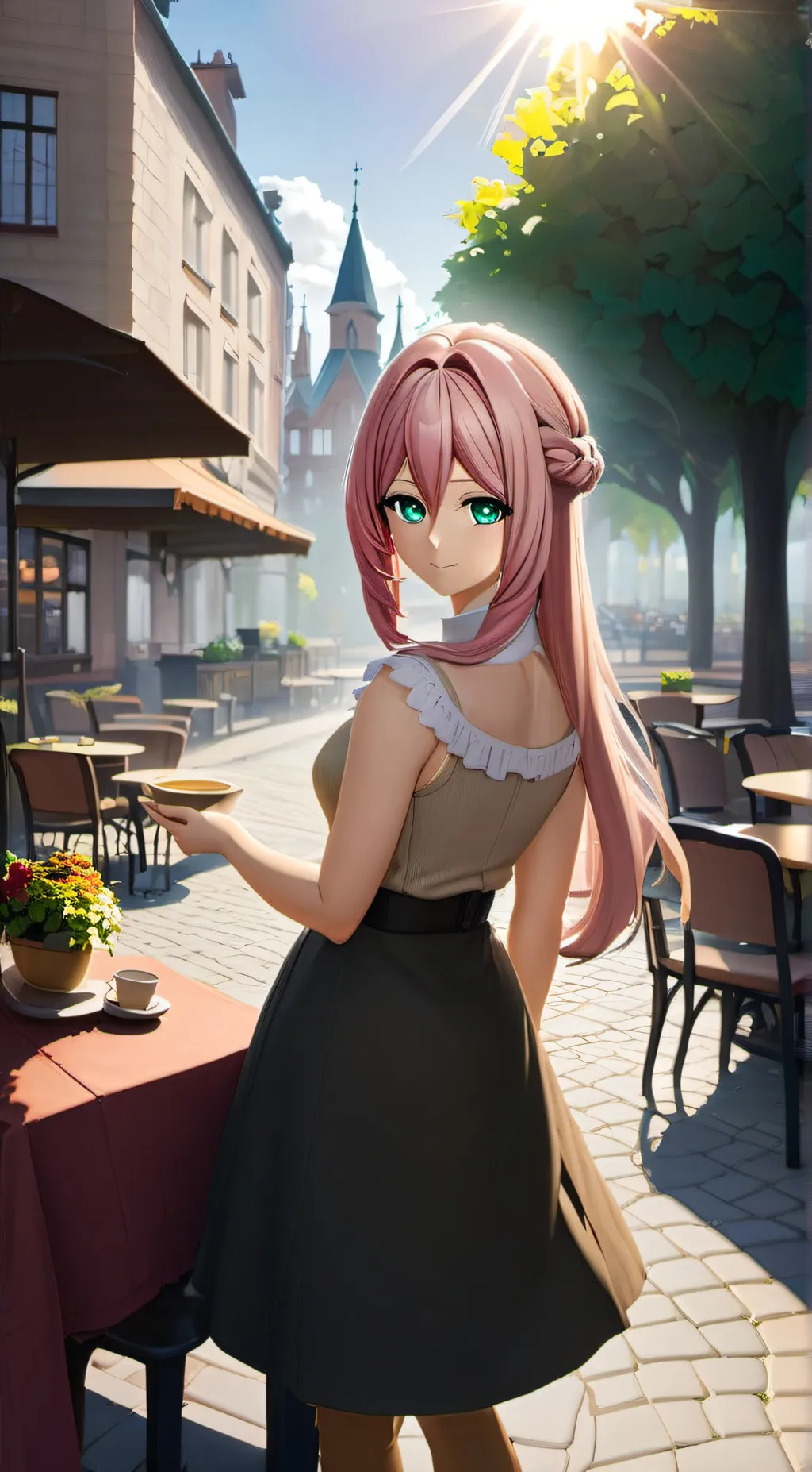 ai character: Fluttershy background