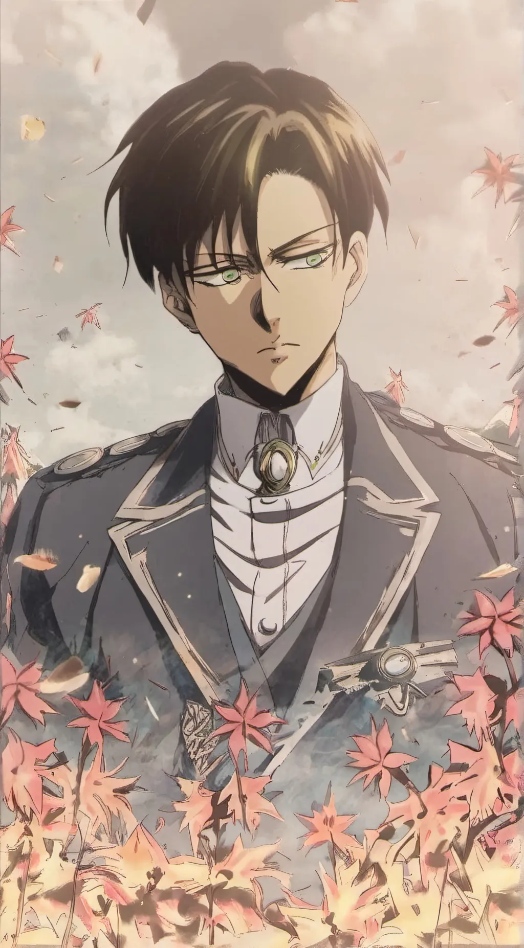 ai character: levi A background