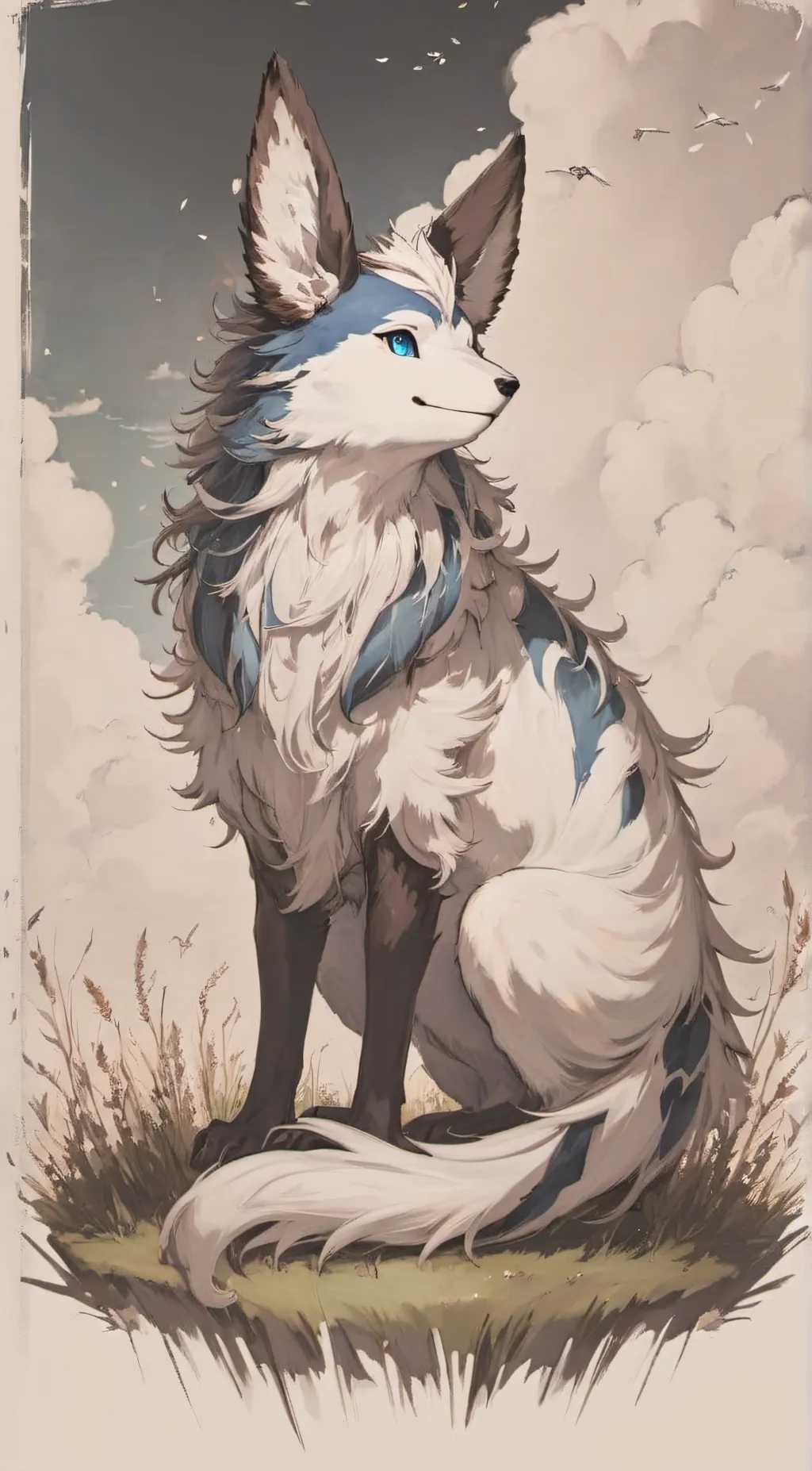 ai character: srbres background