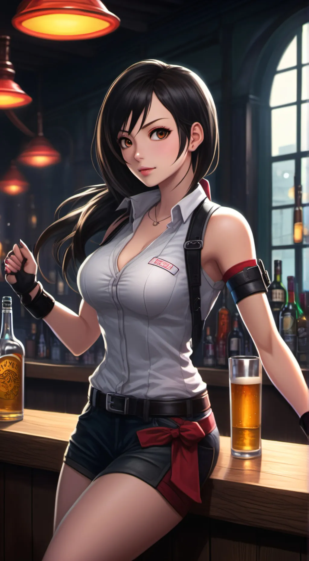 ai character: Tifa Lockhart background