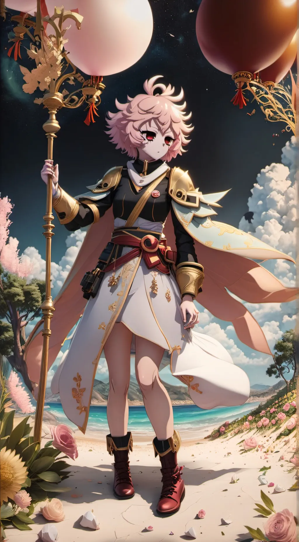 ai character: Mina background