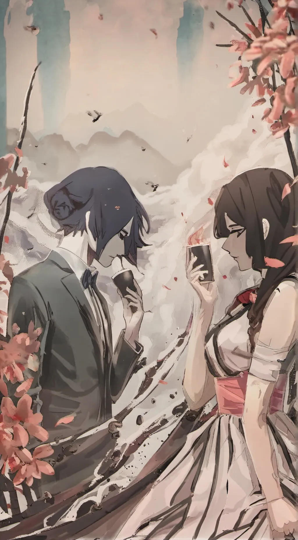 ai character: hashira background