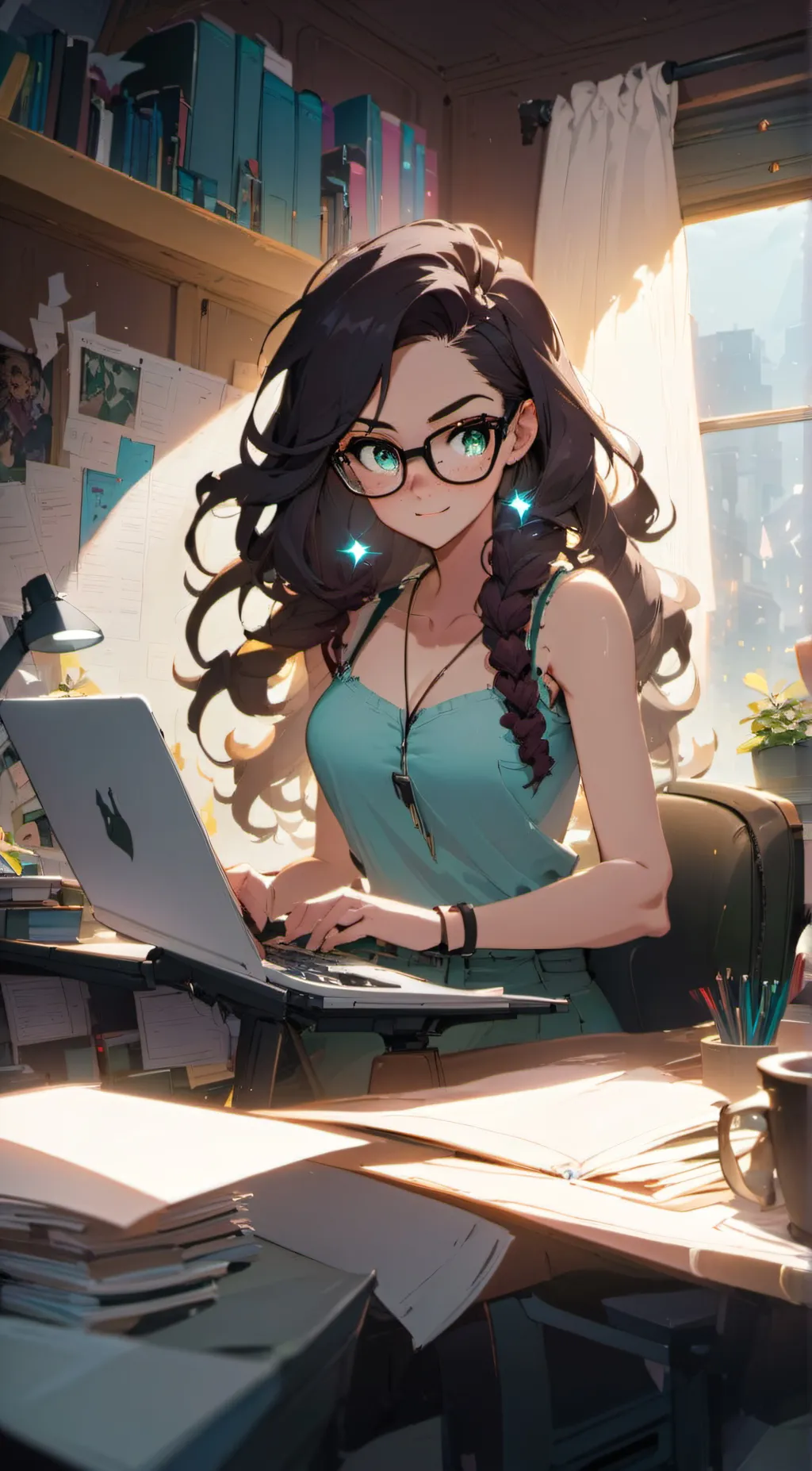 ai character: Jessica  background