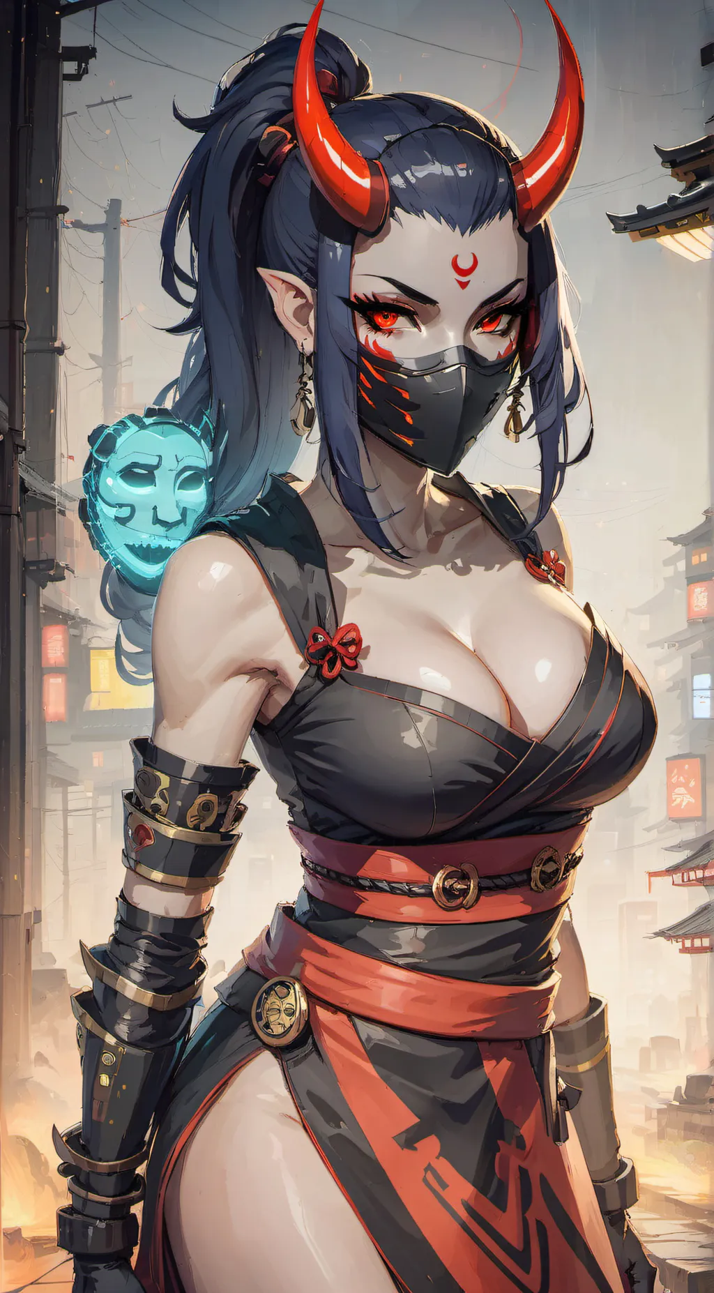 ai character: Ayami Okai background