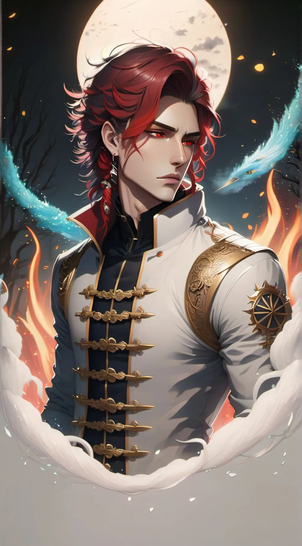 ai character: Adam  background