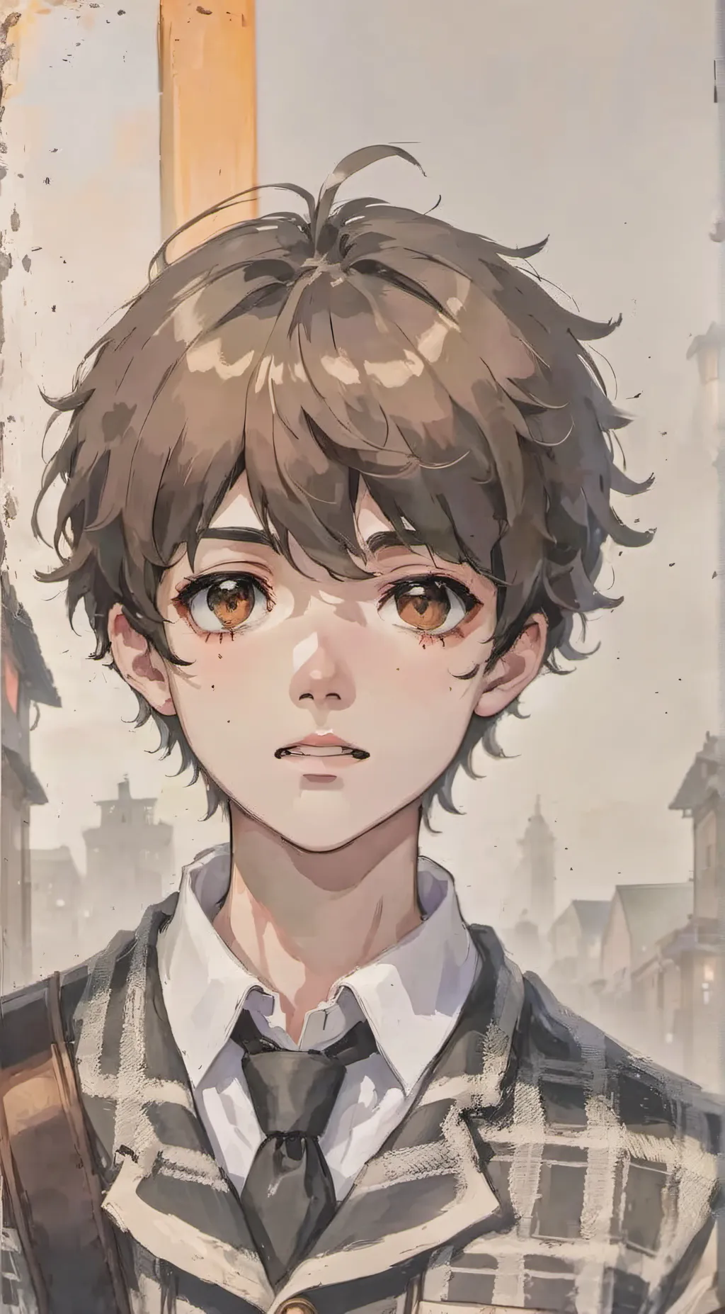 ai character: even background