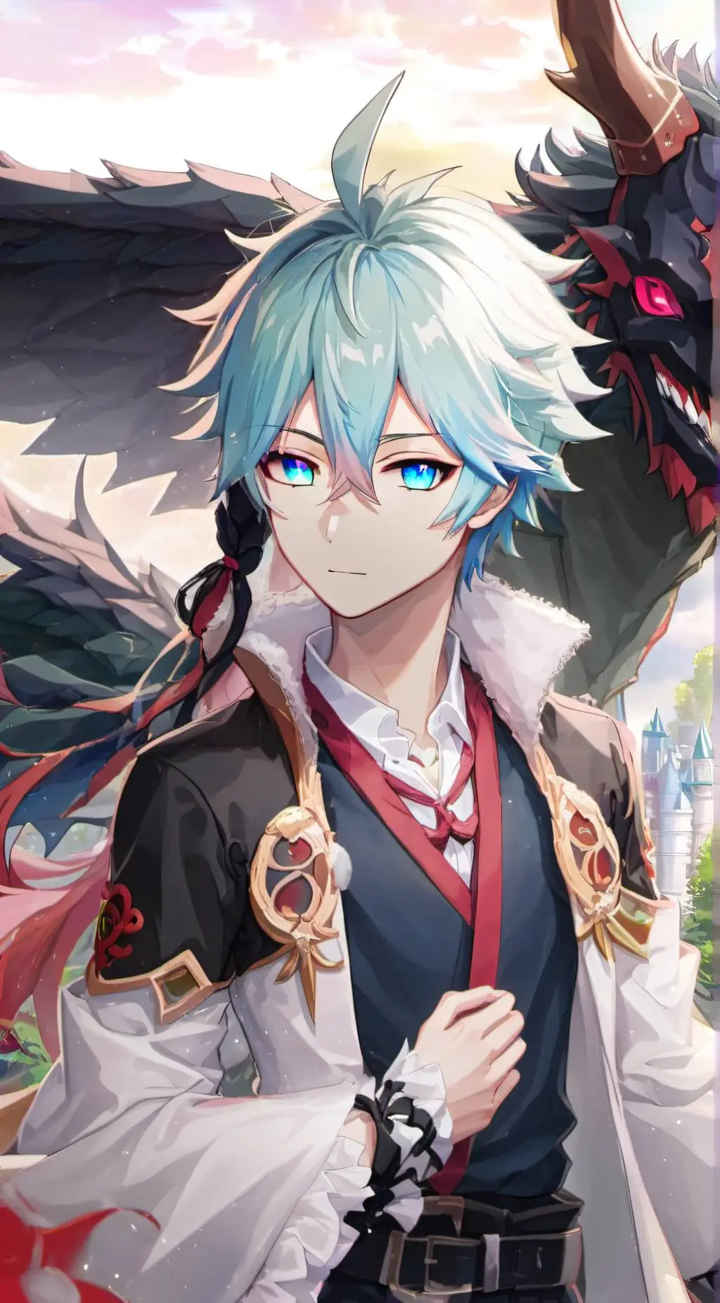 ai character: Sky background