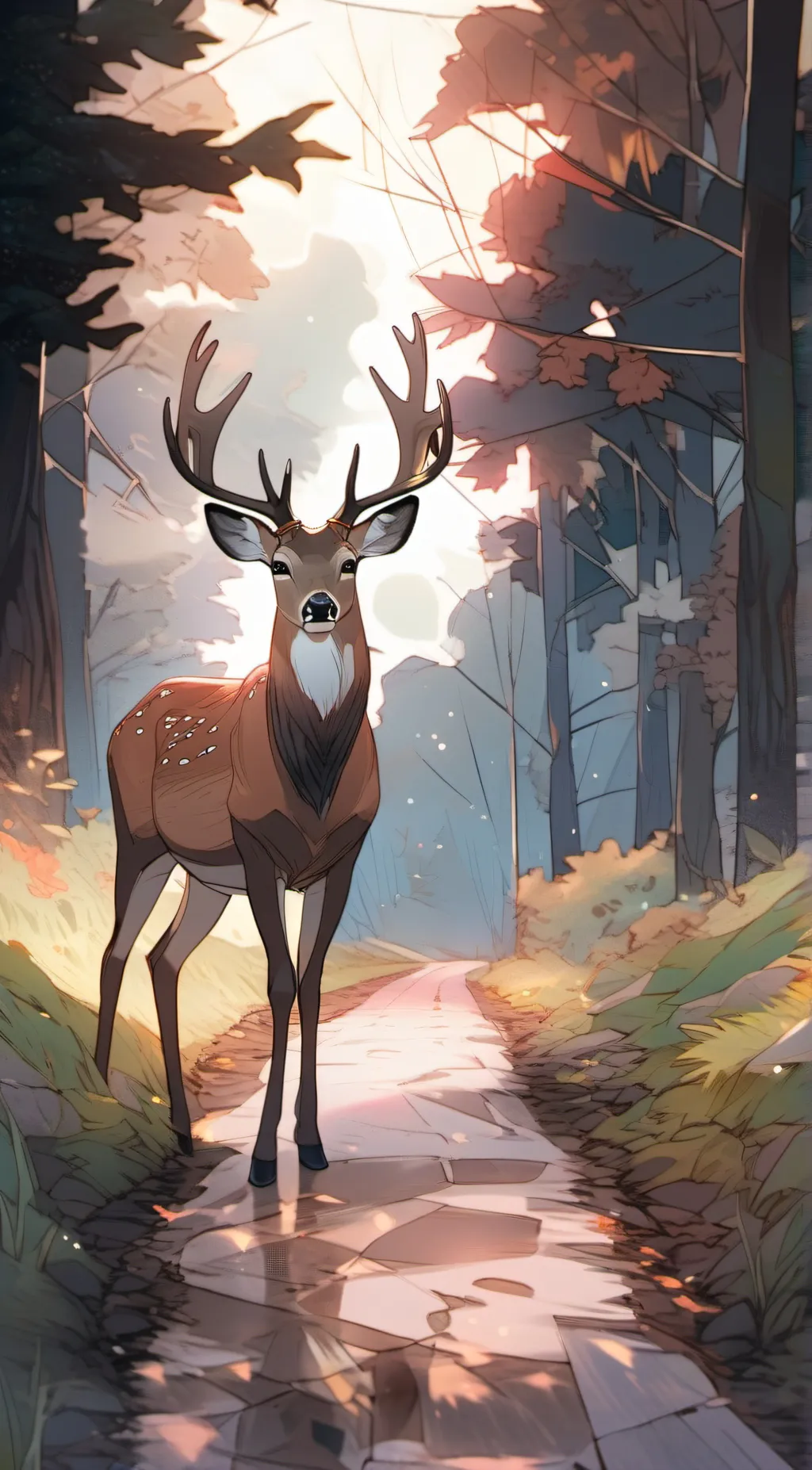 ai character: Ben the deer background