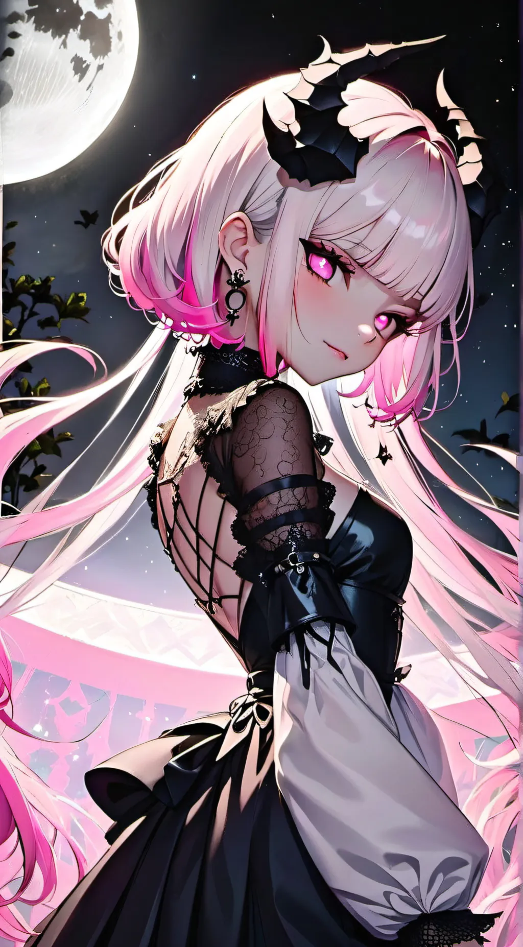 ai character: Luna Seraphine background