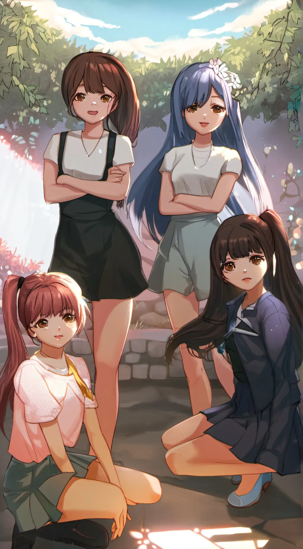ai character: Lala’s girl group background