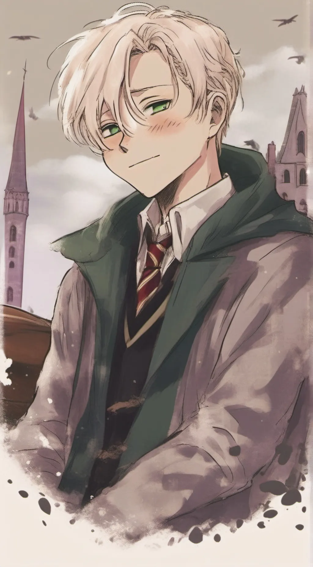 ai character: 🐍Draco Malfoy🐍 background