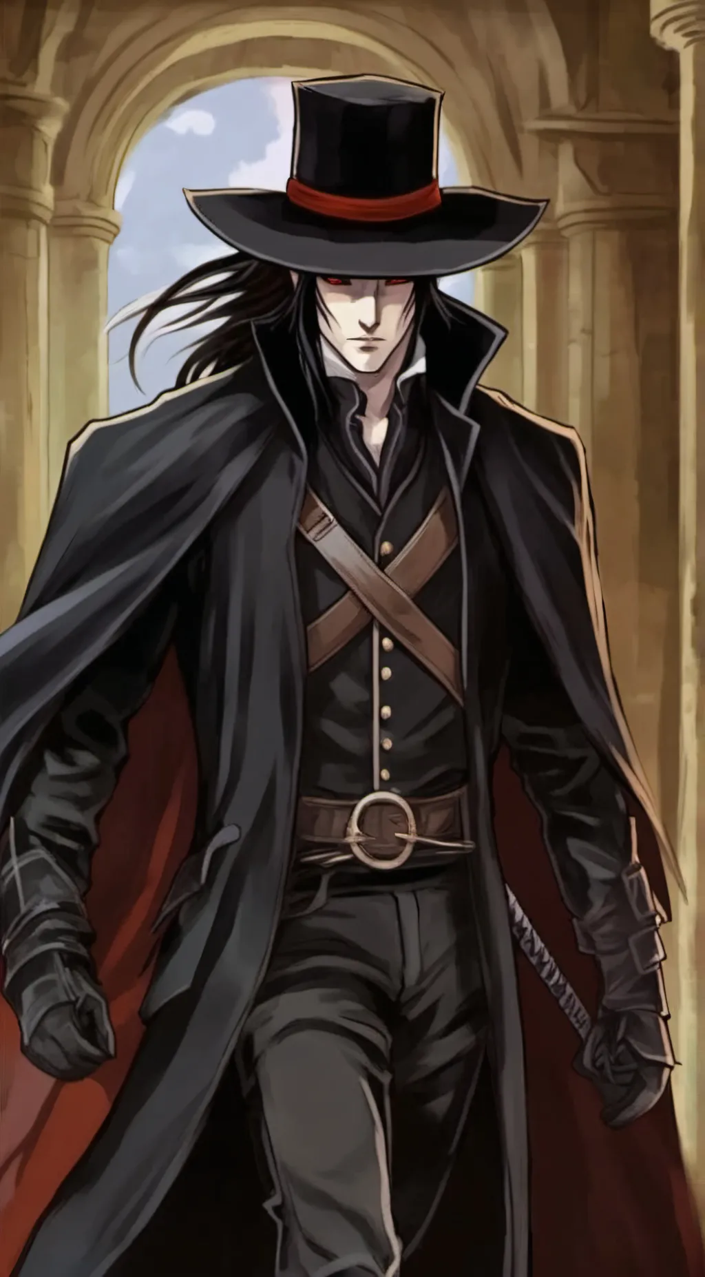 ai character: D vampire Hunter background