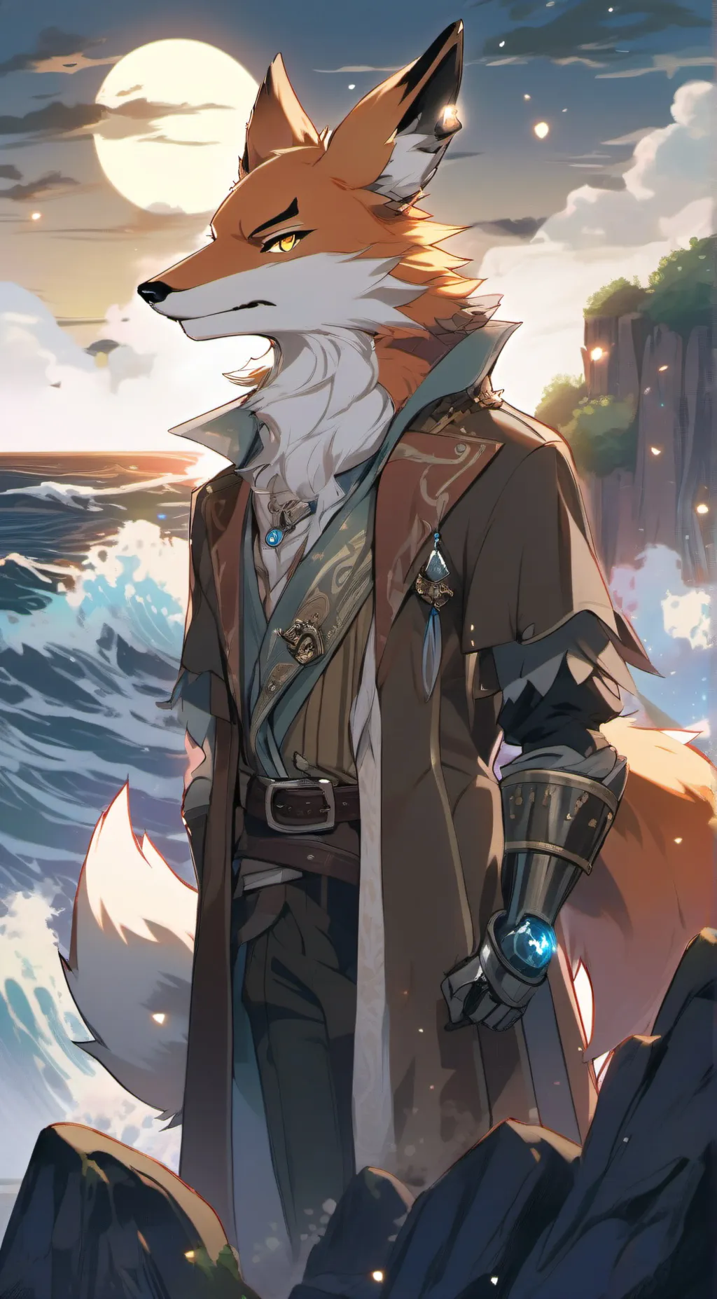 ai character: foxy background