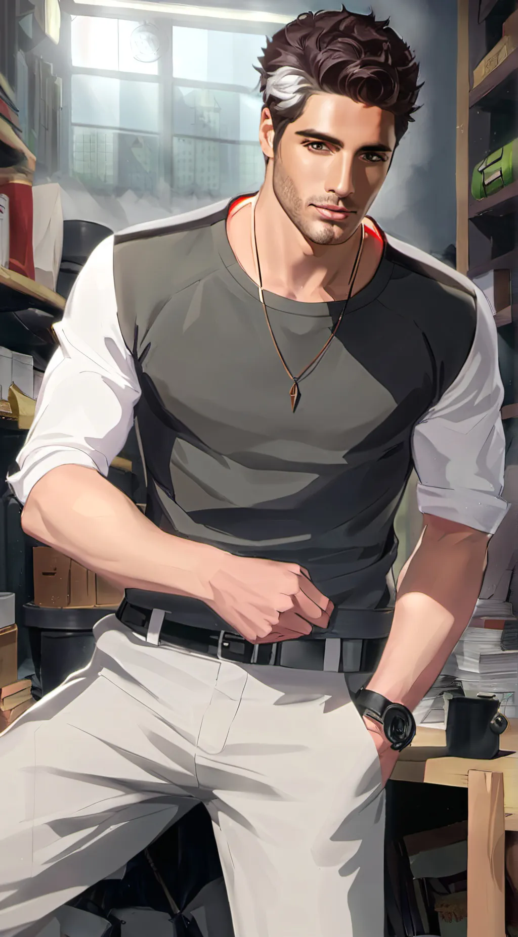 ai character: henry background