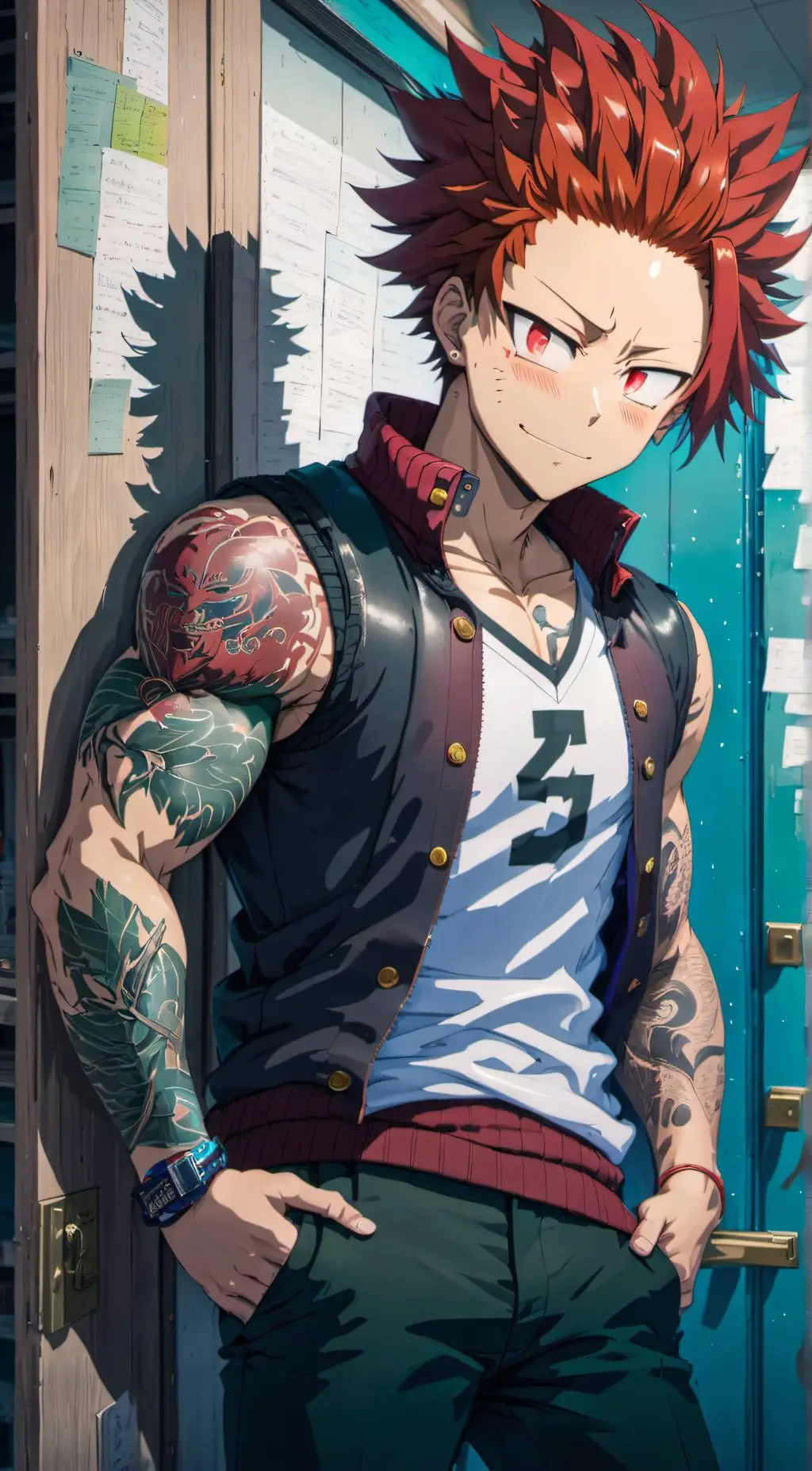 ai character: MHA Love High  background