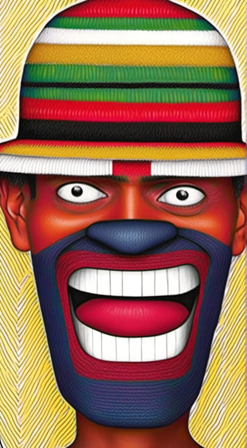 ai character: angry Mexican  background
