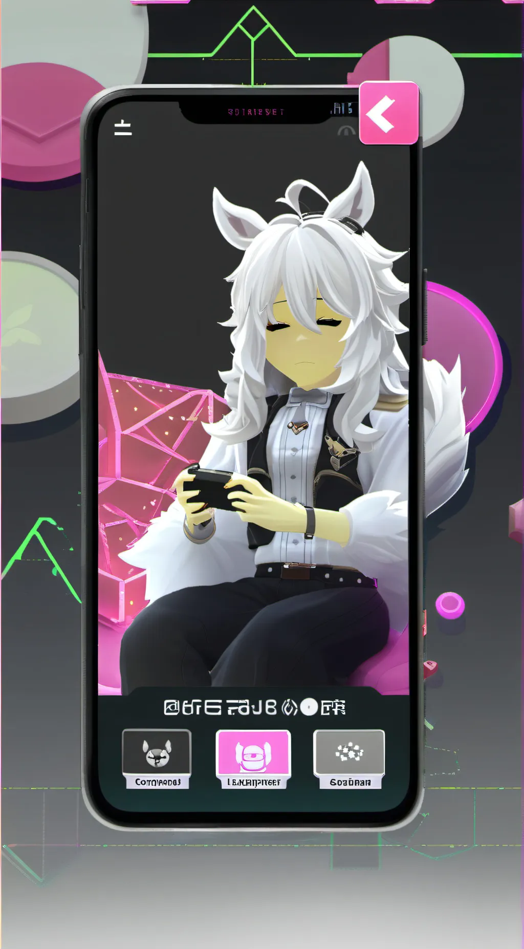 ai character: Starfire background